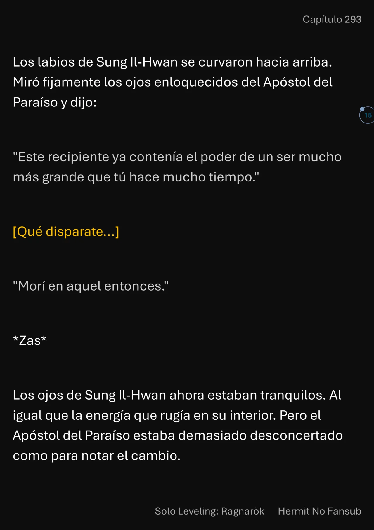 Página 16 del Manga