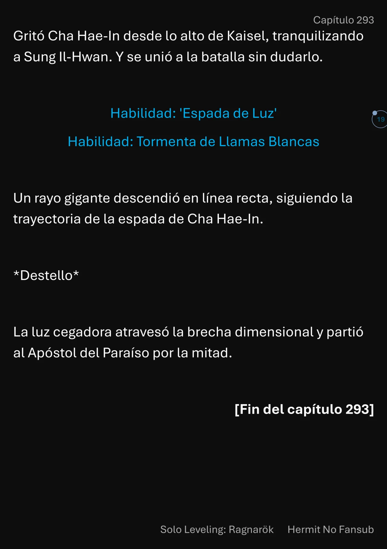 Página 20 del Manga