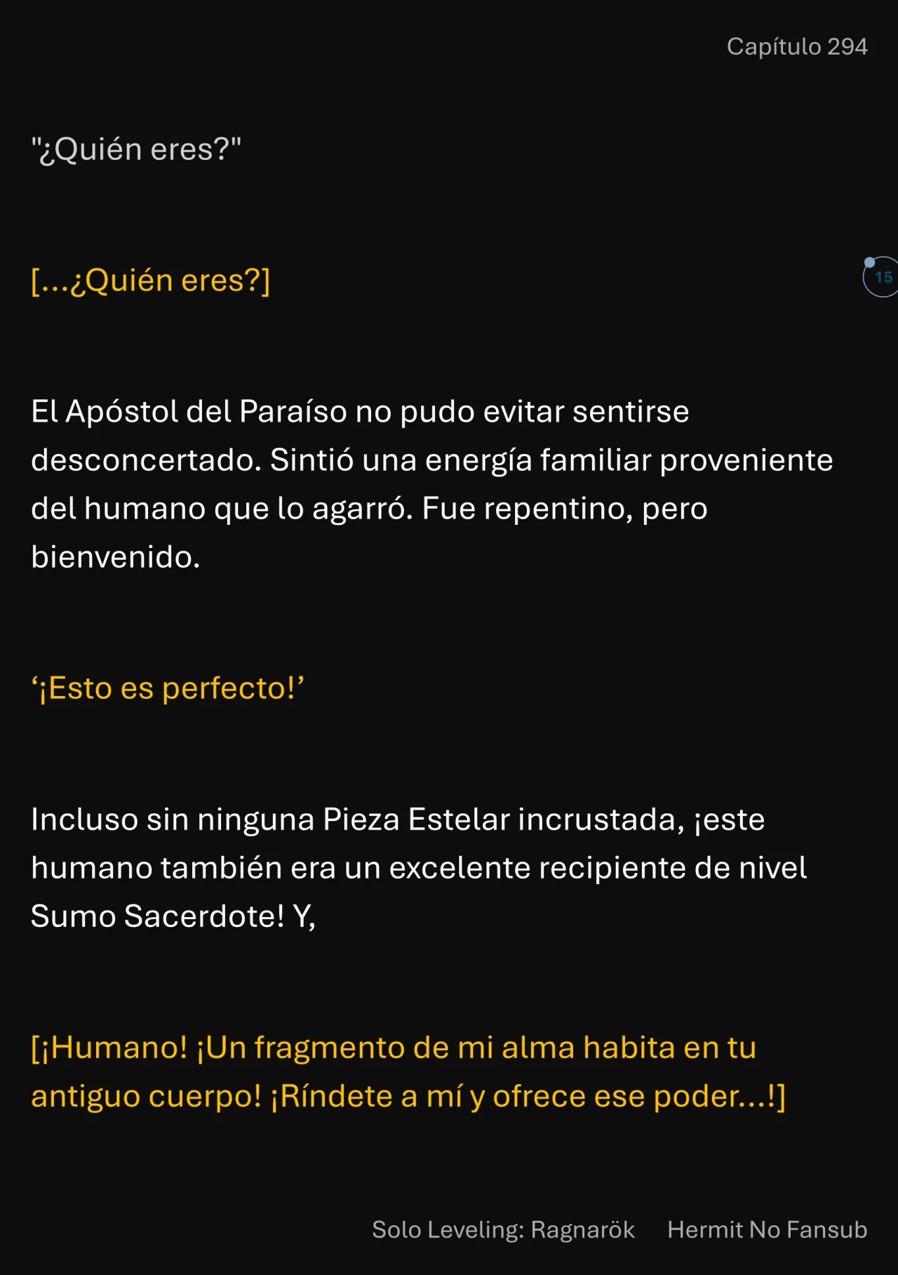 Página 16 del Manga