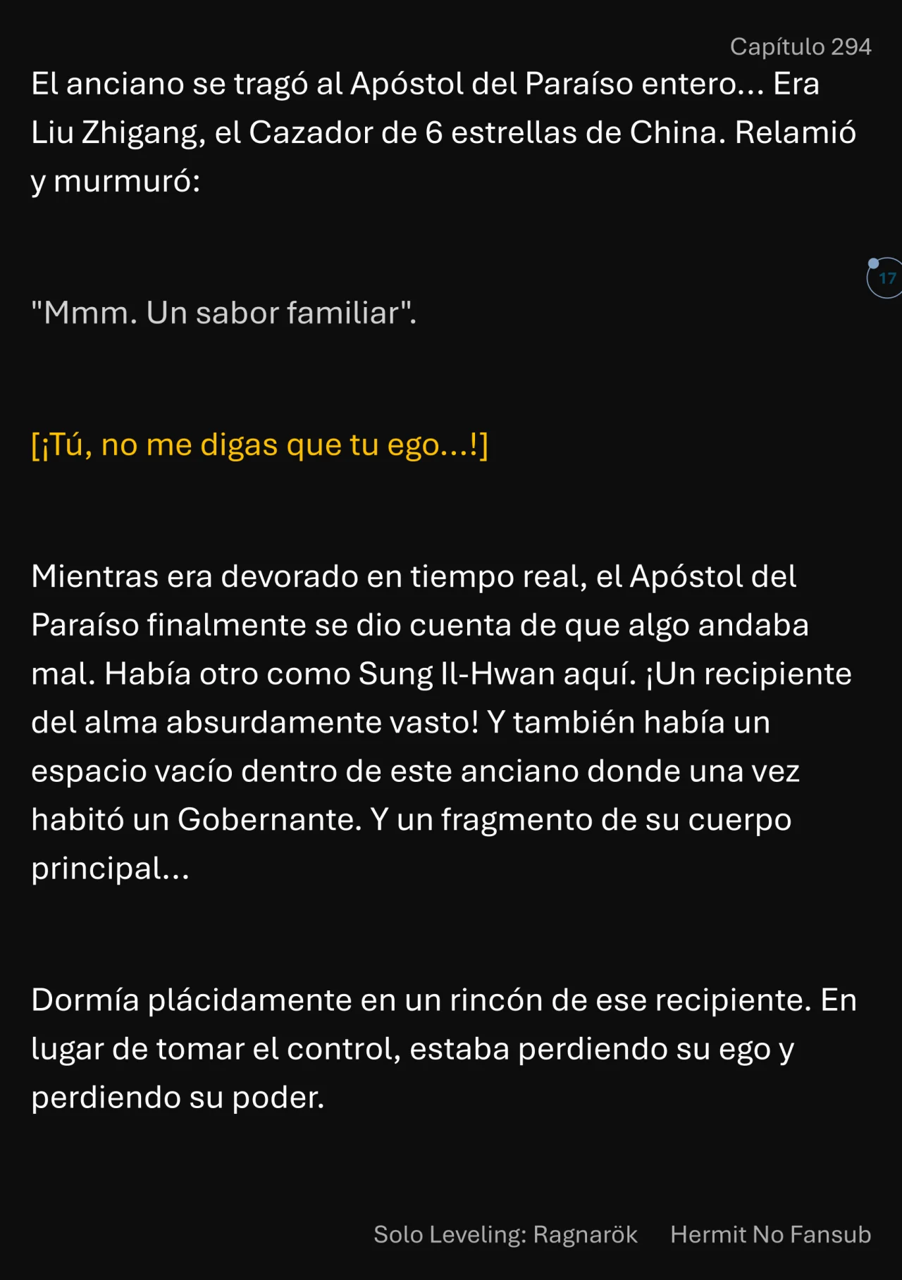 Página 18 del Manga