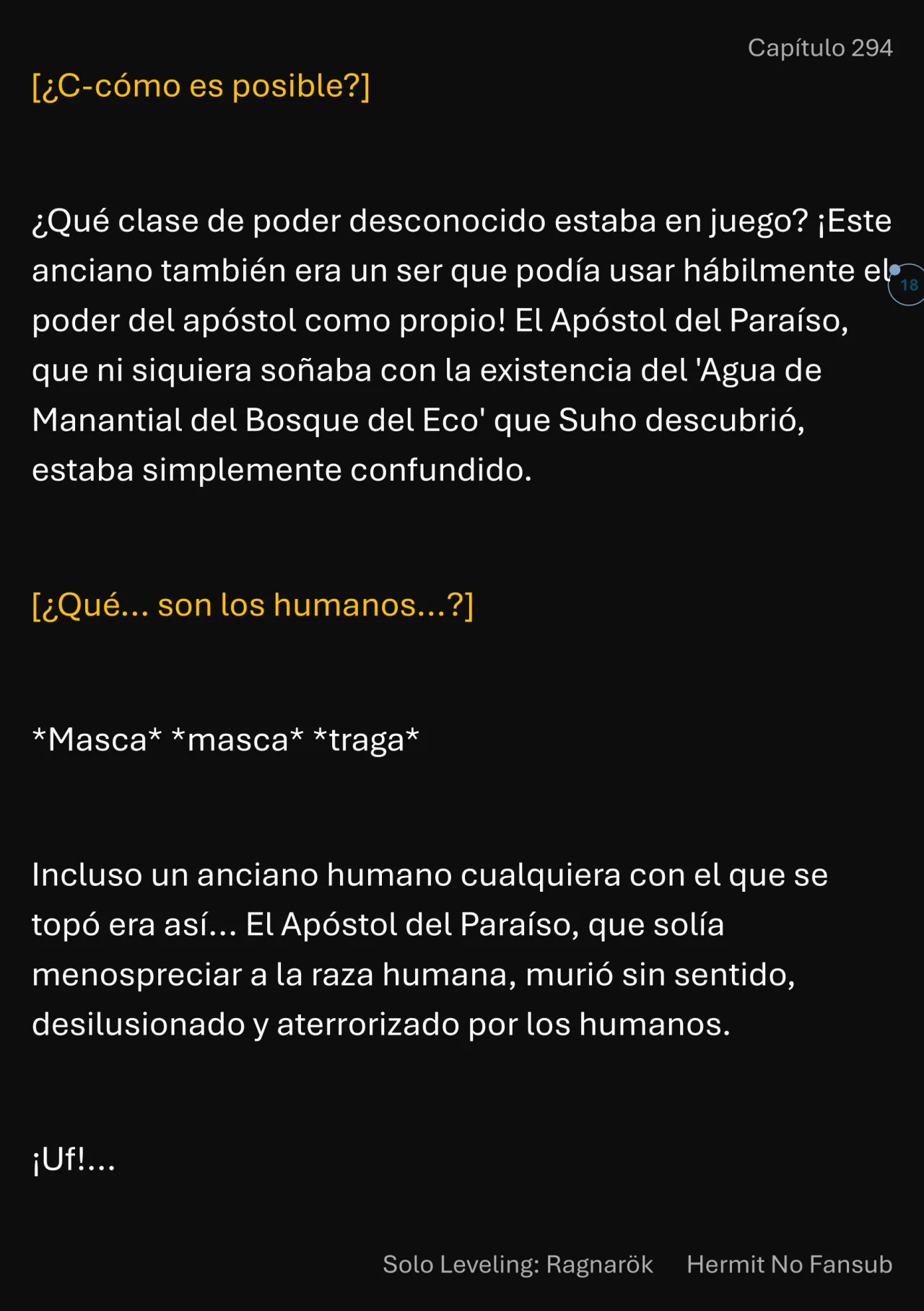 Página 19 del Manga