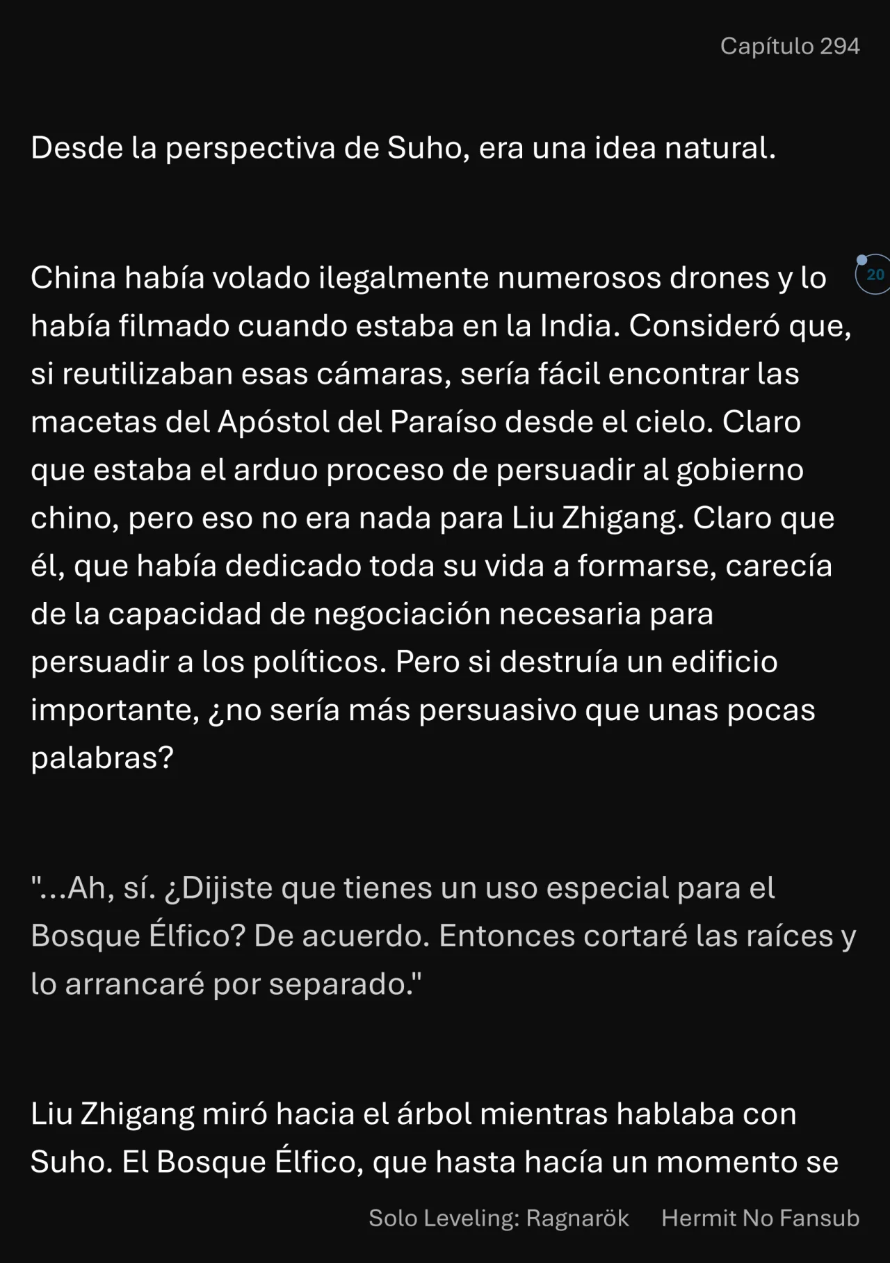 Página 21 del Manga