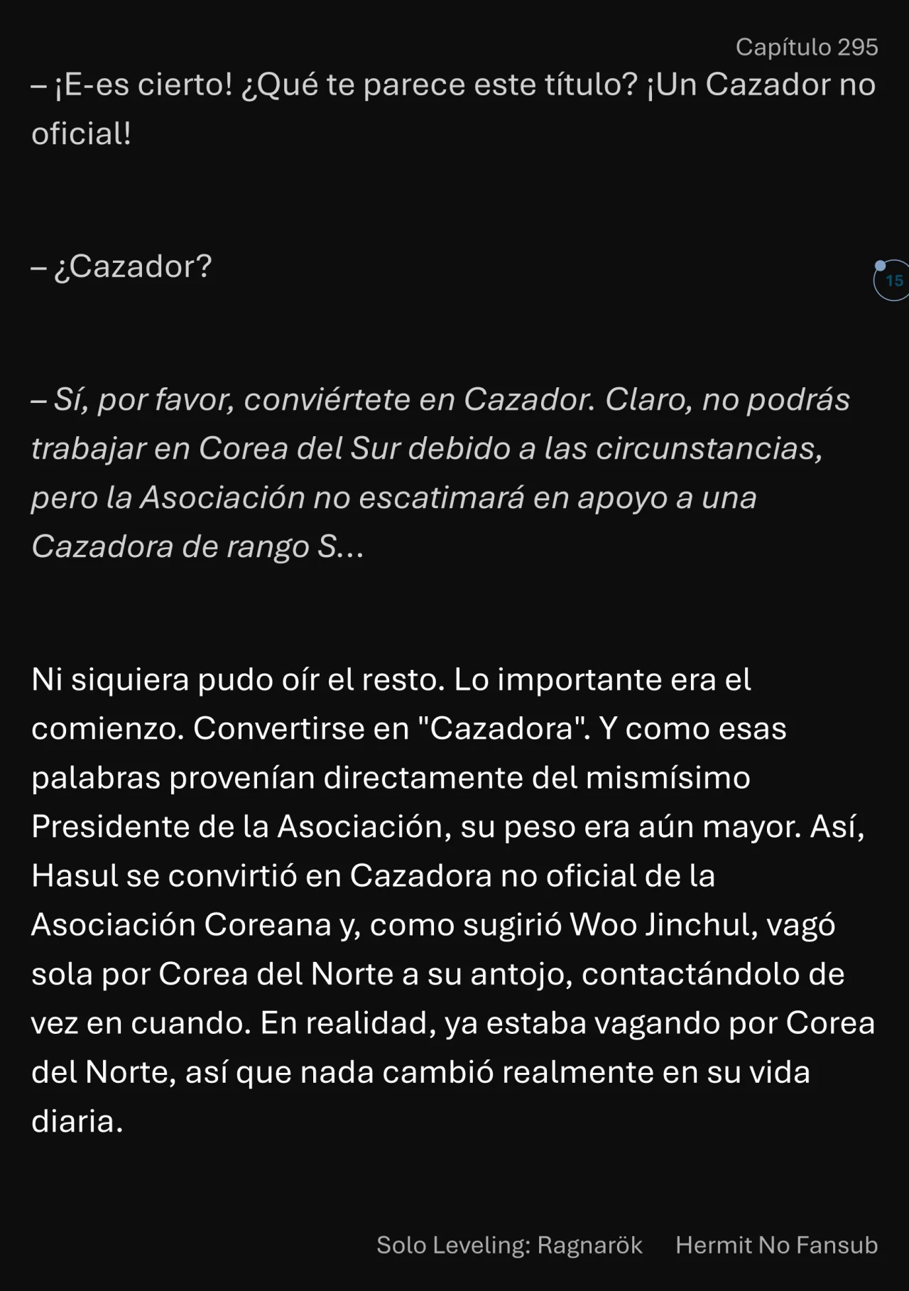 Página 16 del Manga