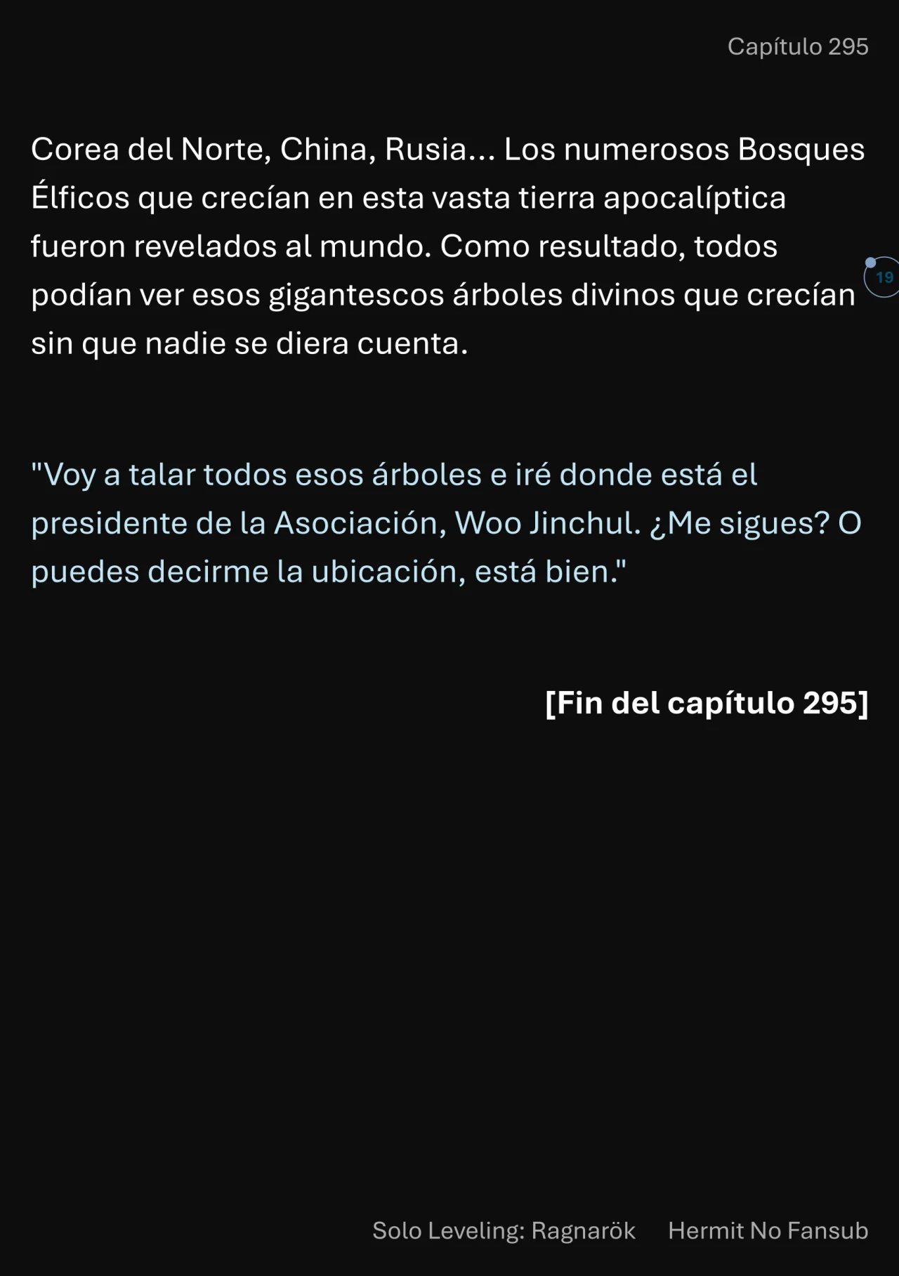 Página 20 del Manga