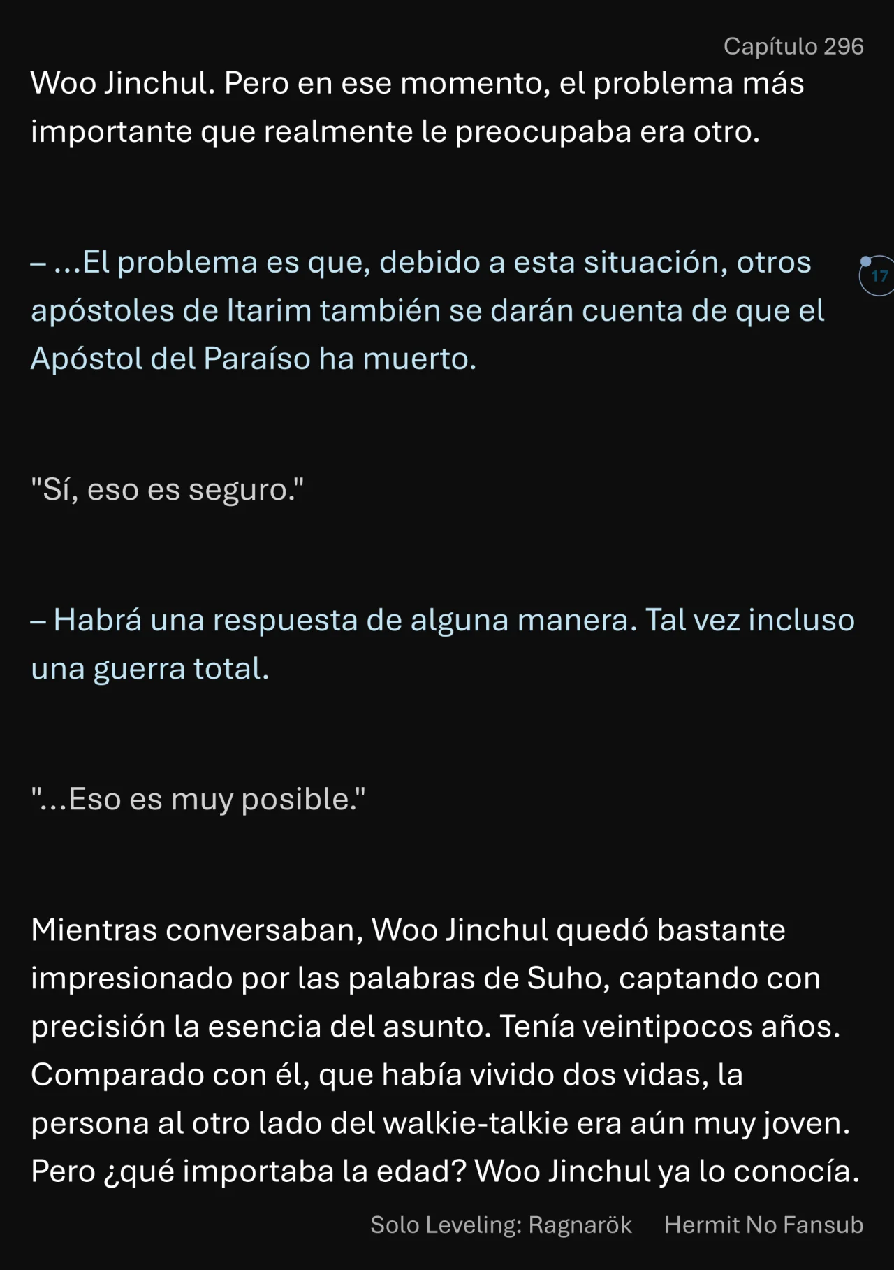 Página 18 del Manga