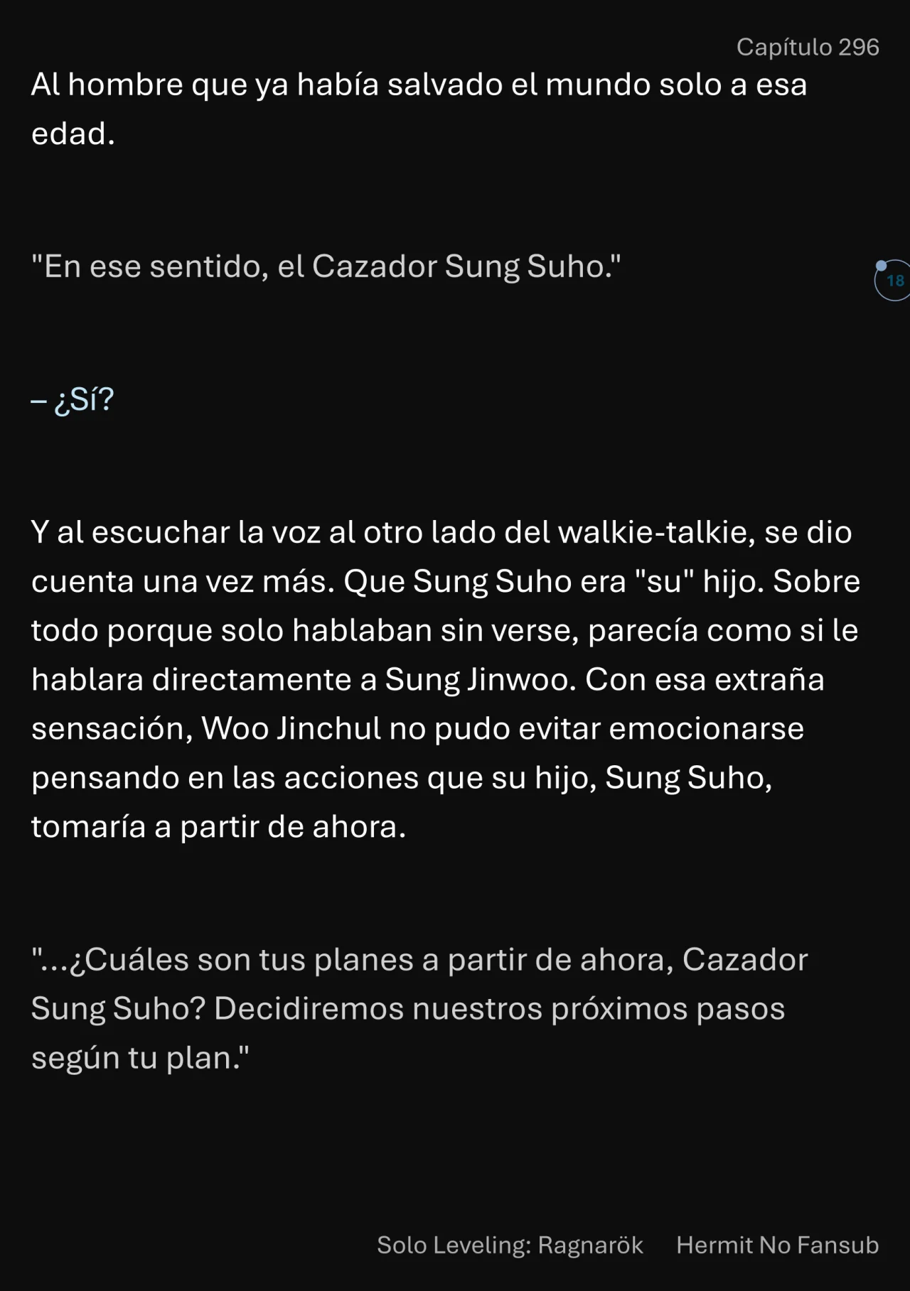 Página 19 del Manga