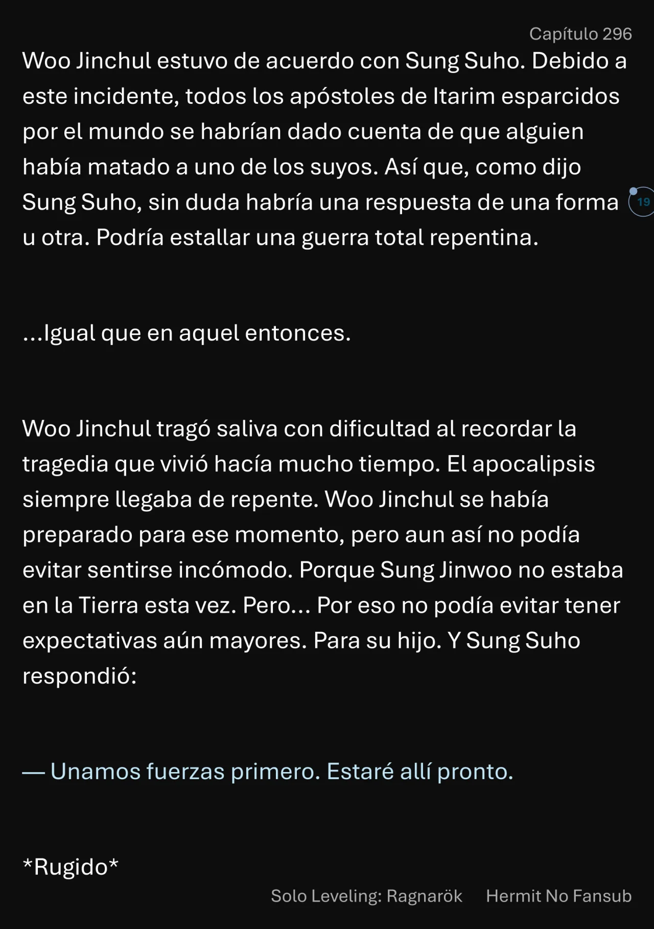 Página 20 del Manga