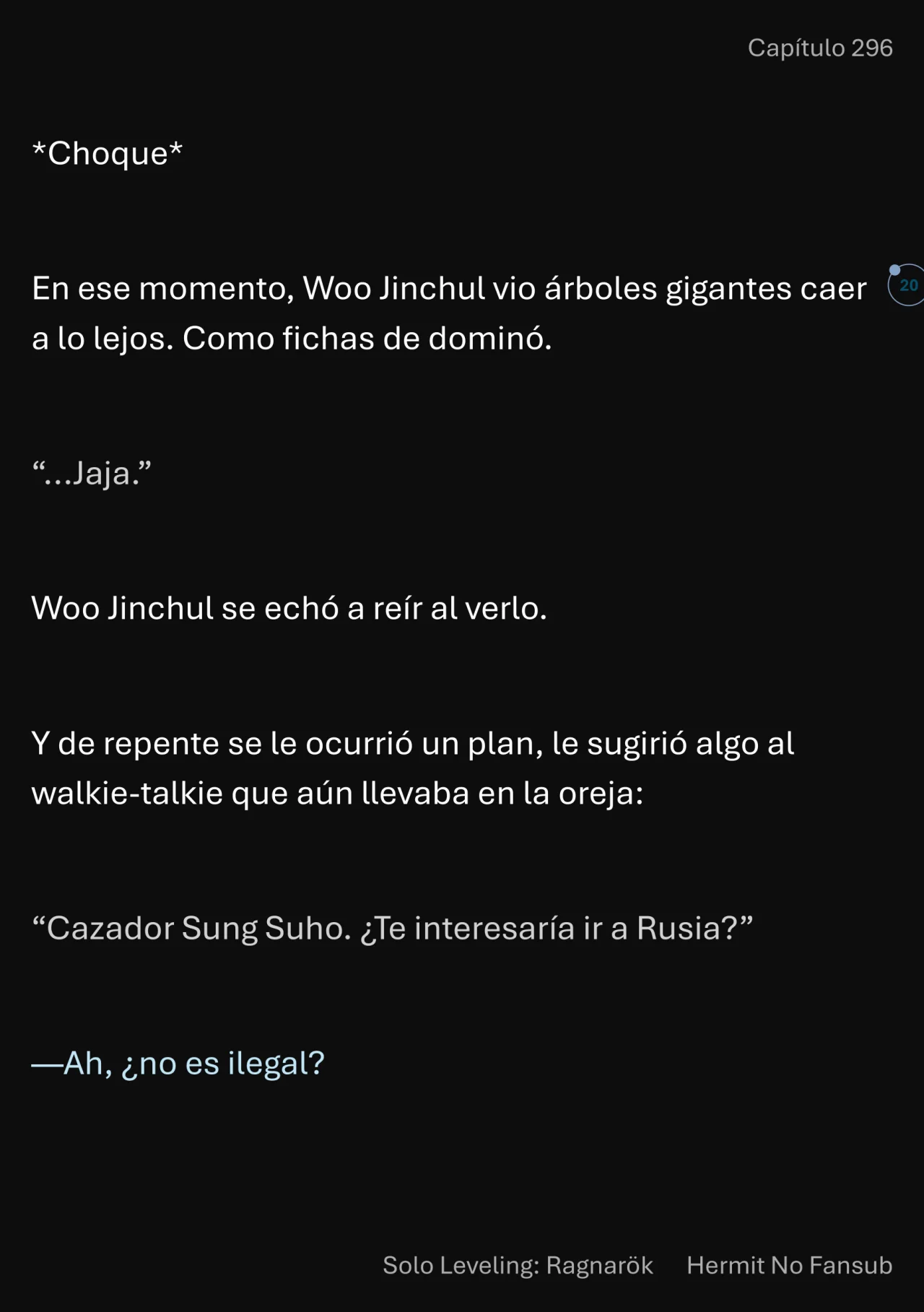 Página 21 del Manga