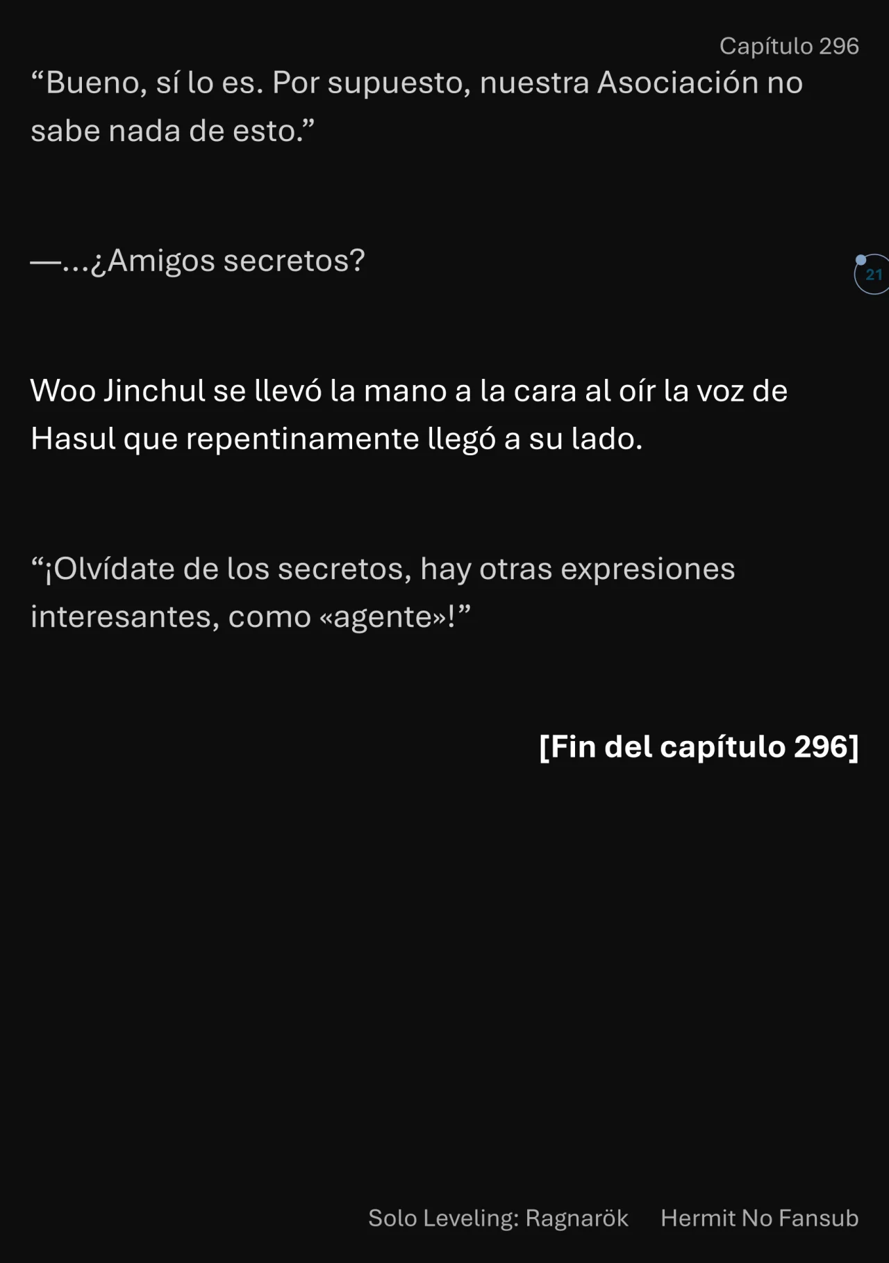 Página 22 del Manga