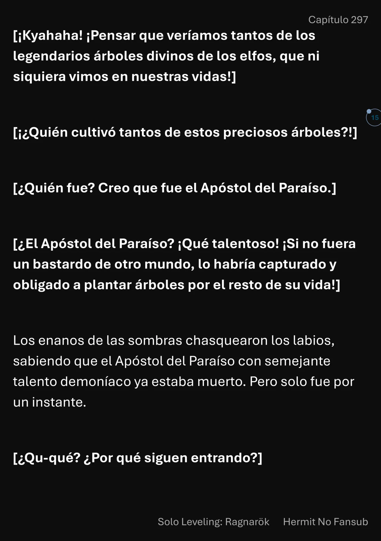 Página 16 del Manga