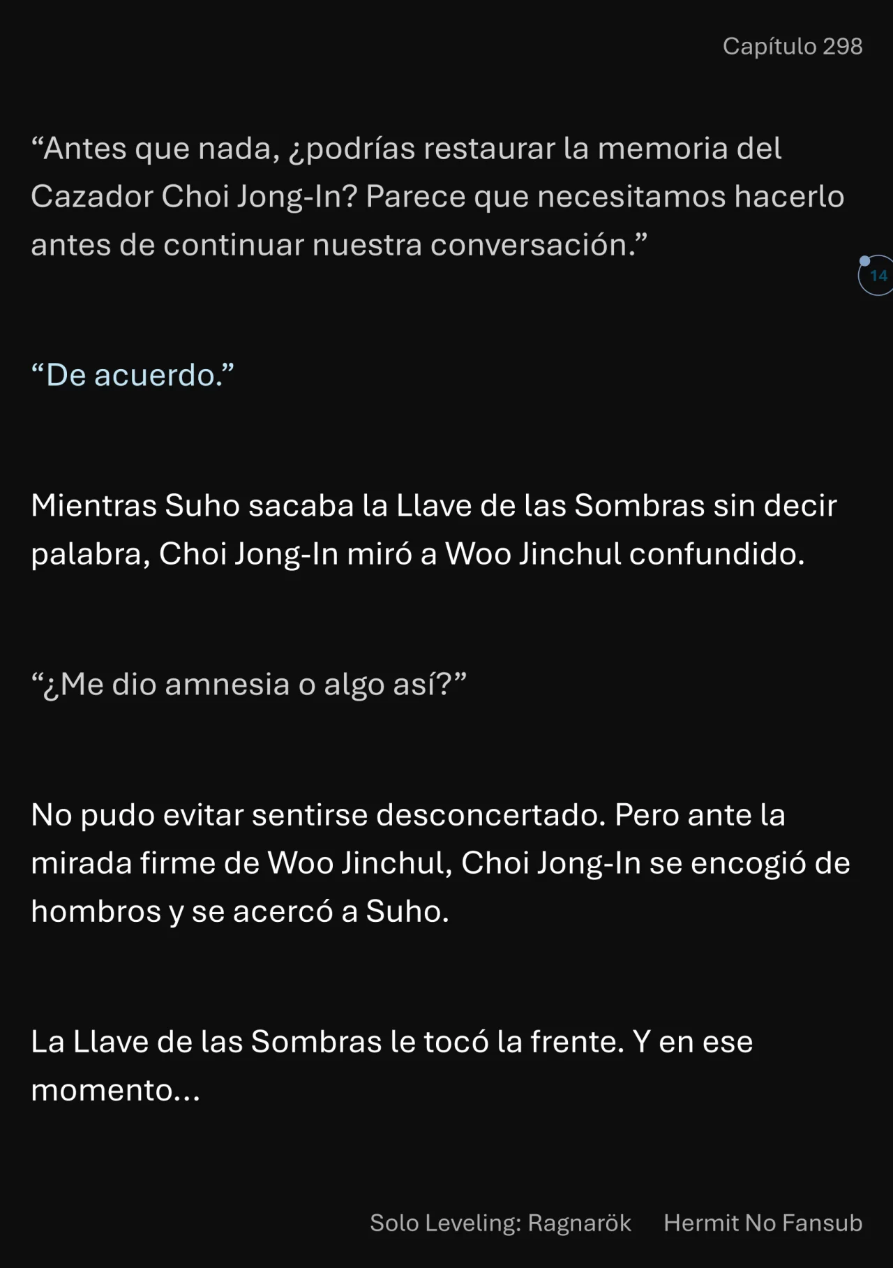 Página 15 del Manga