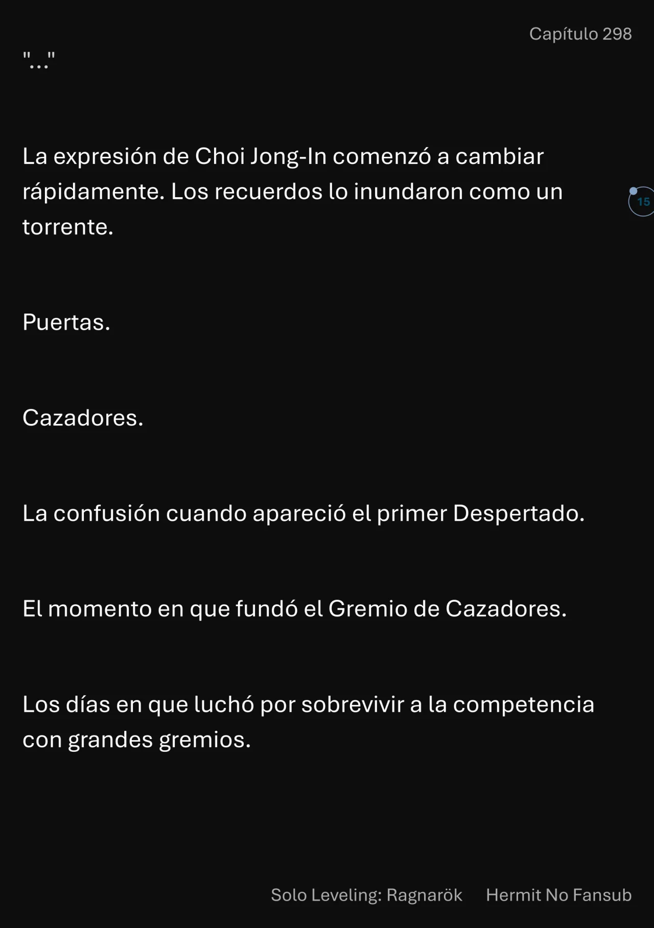 Página 16 del Manga