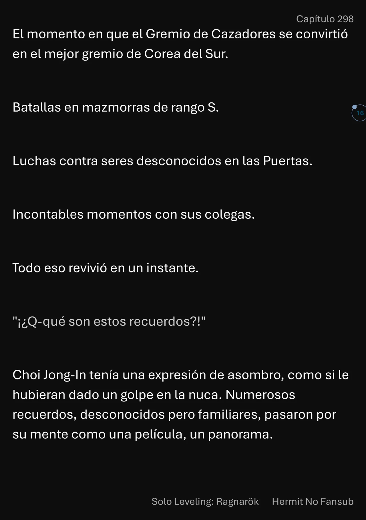 Página 17 del Manga