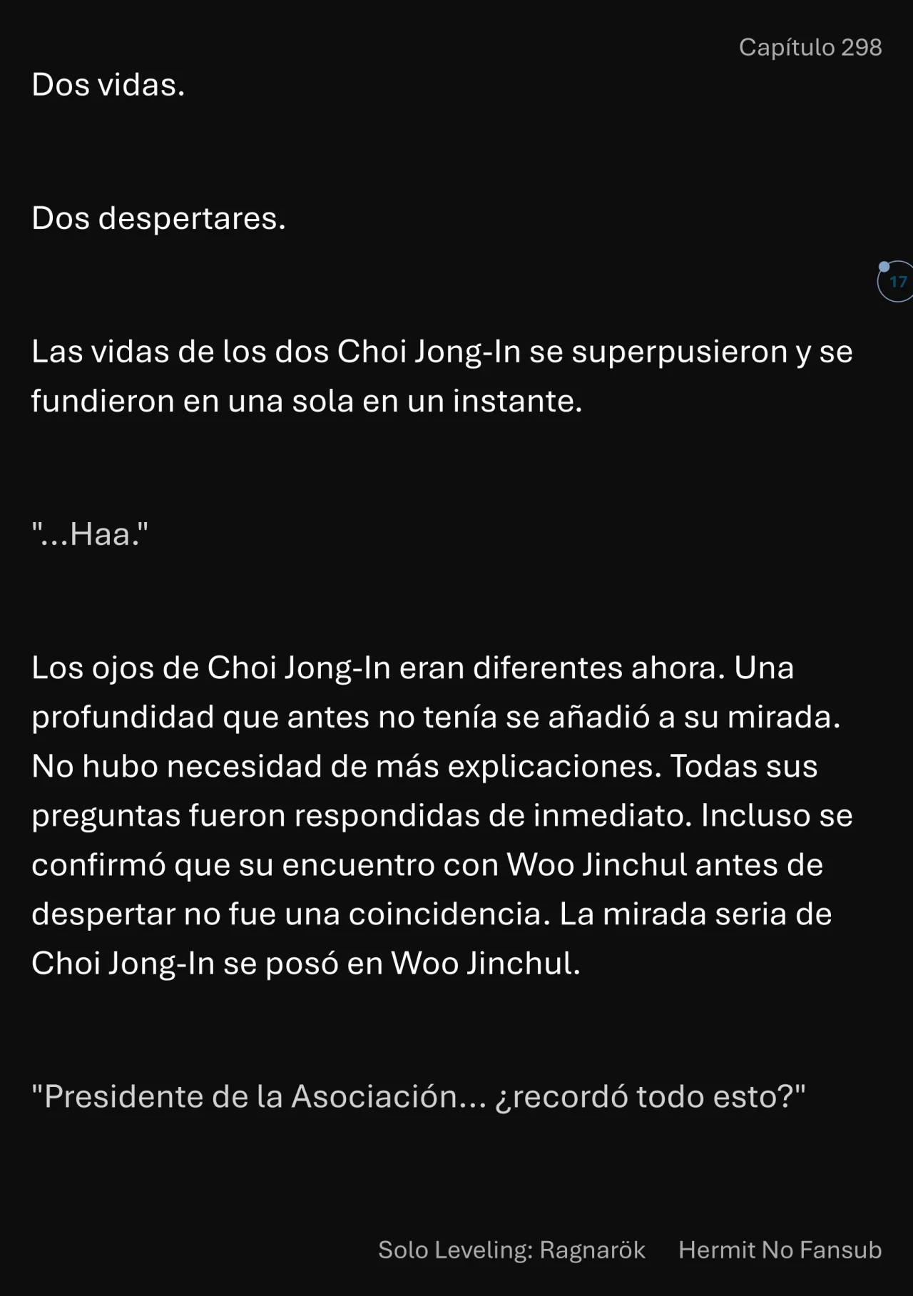 Página 18 del Manga