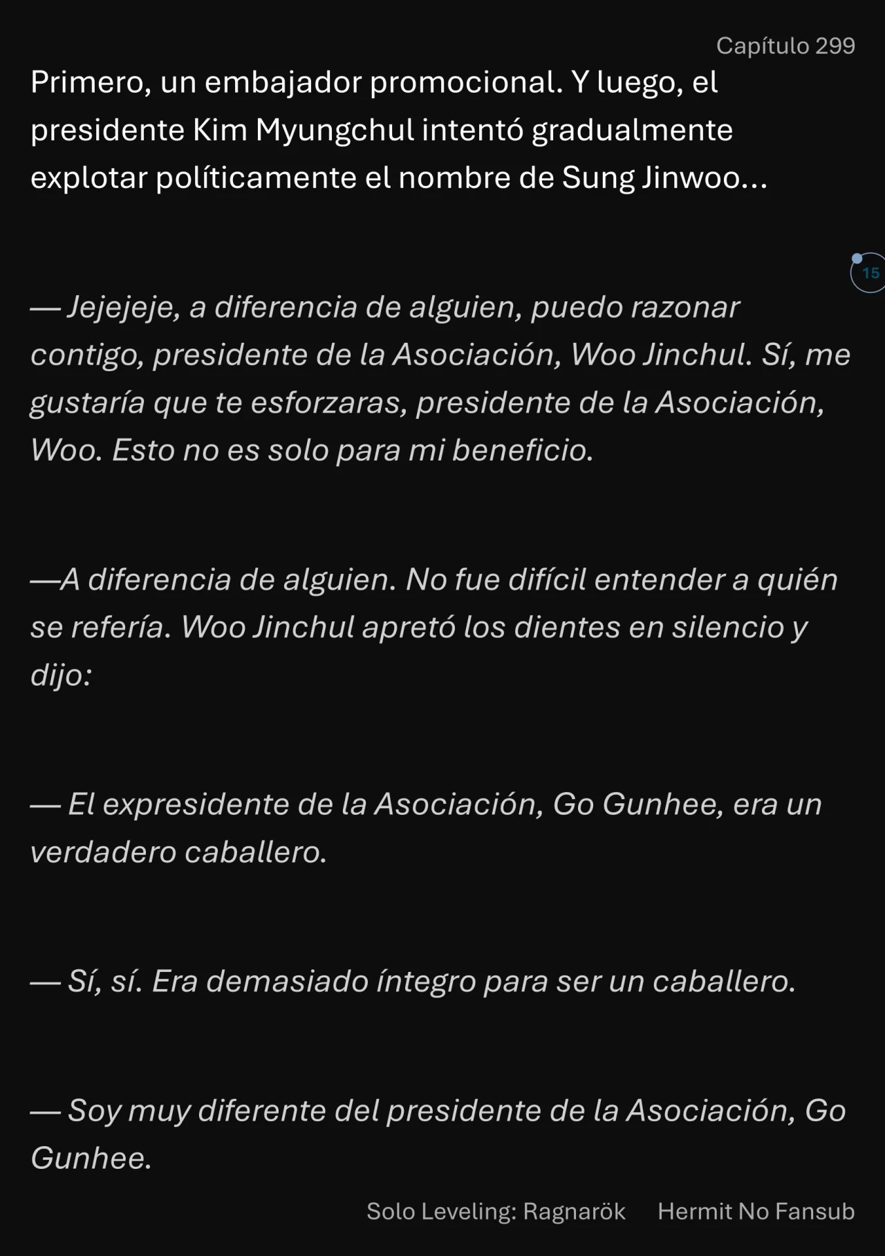 Página 16 del Manga