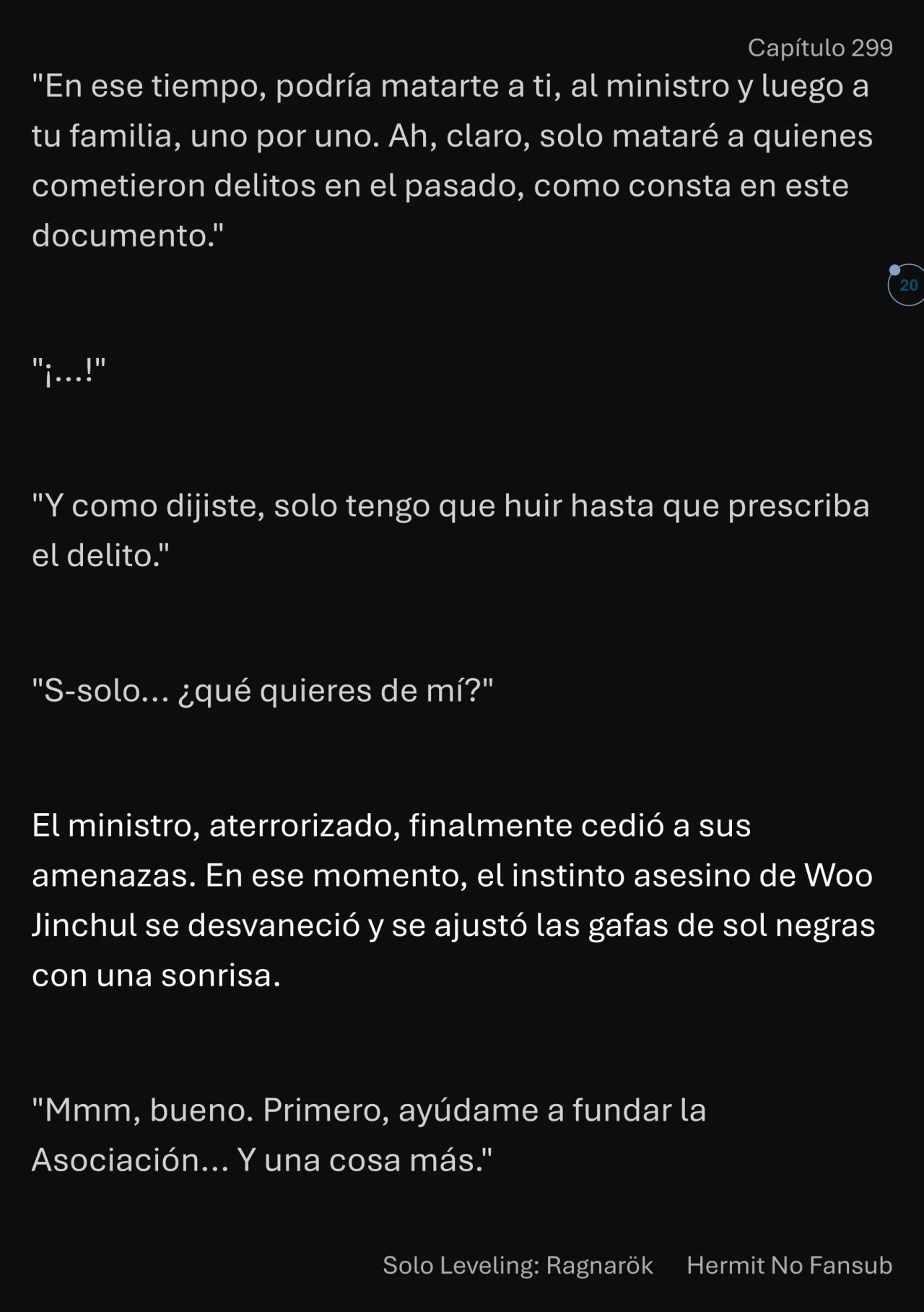 Página 21 del Manga