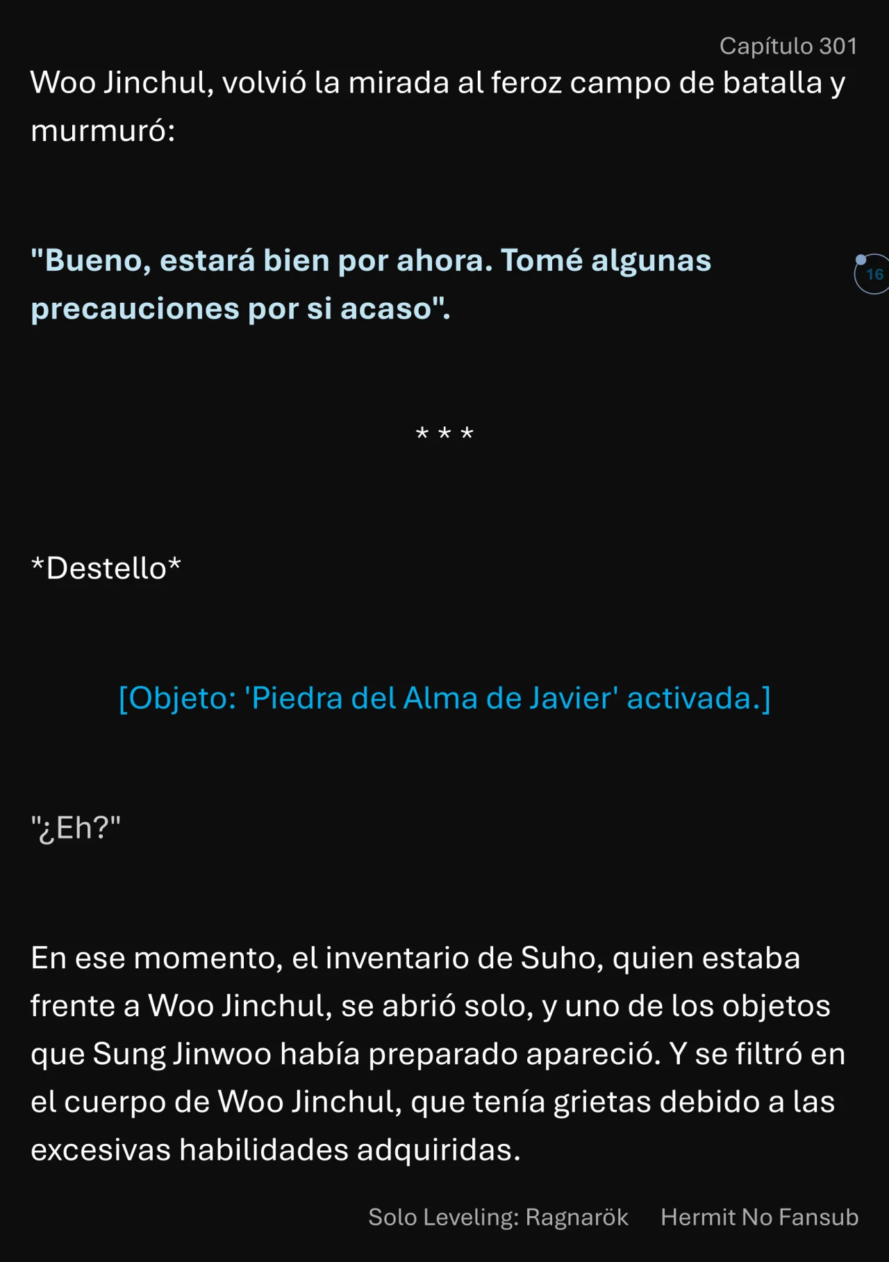 Página 17 del Manga