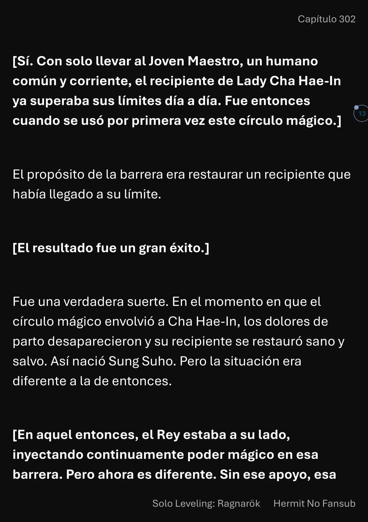 Página 14 del Manga