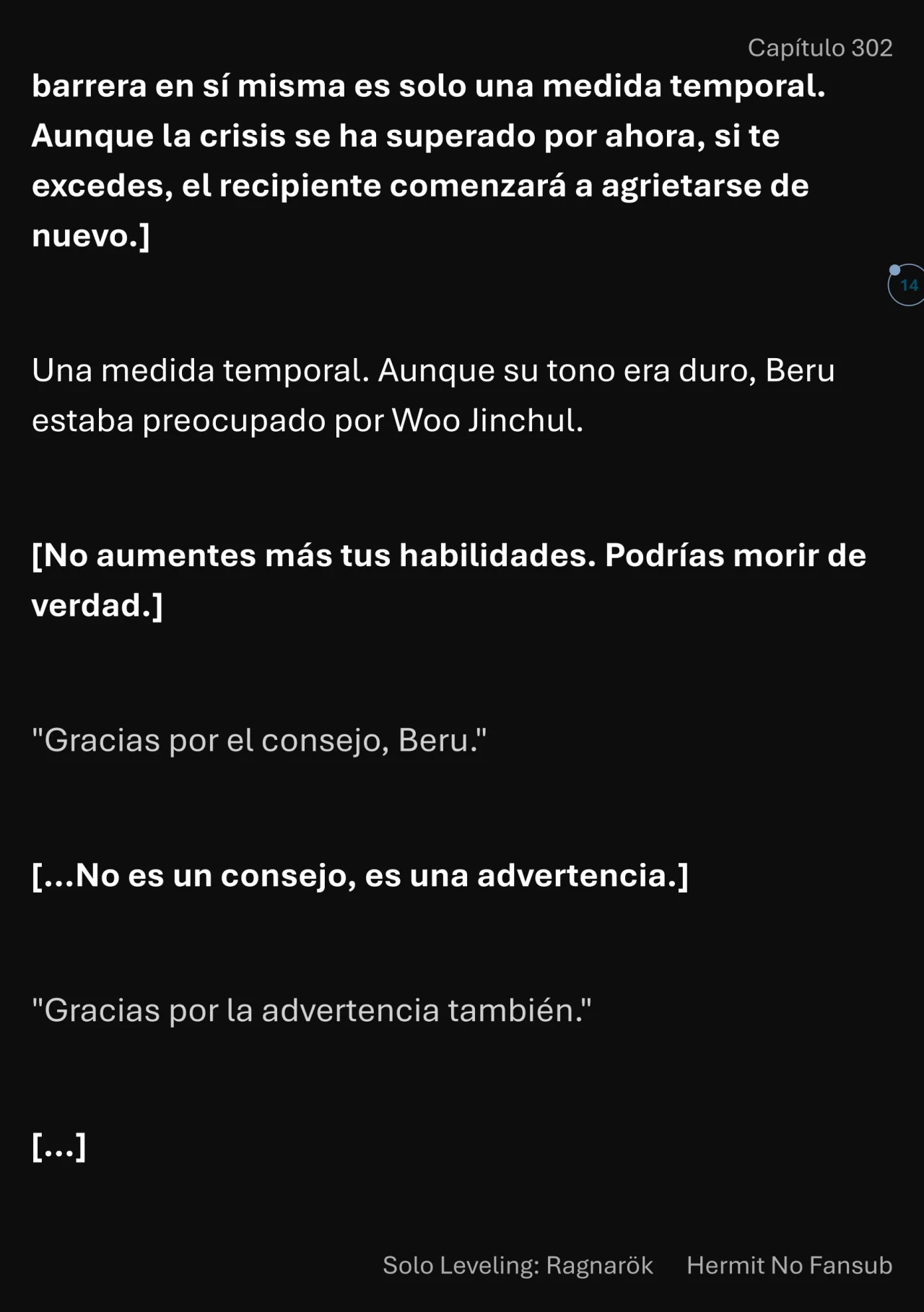 Página 15 del Manga