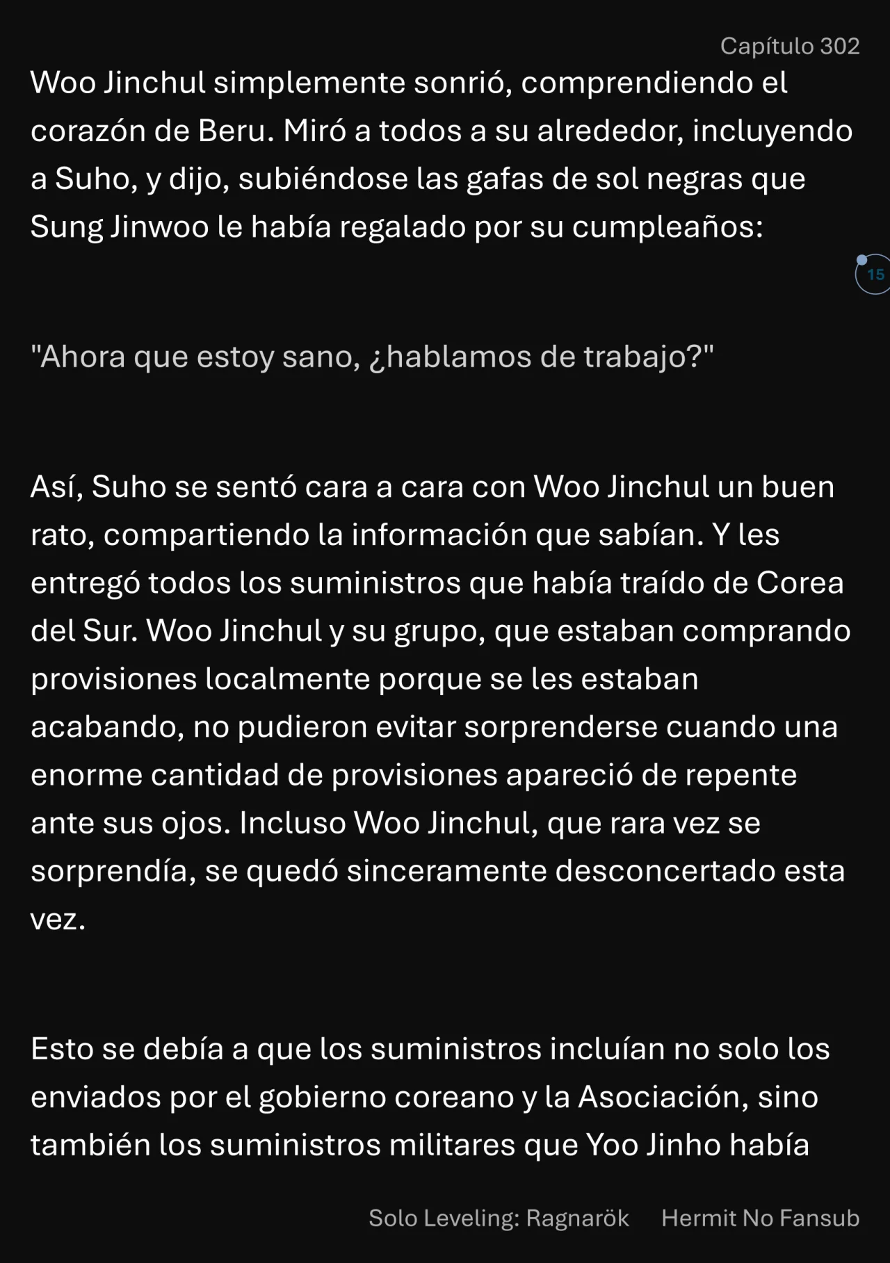 Página 16 del Manga