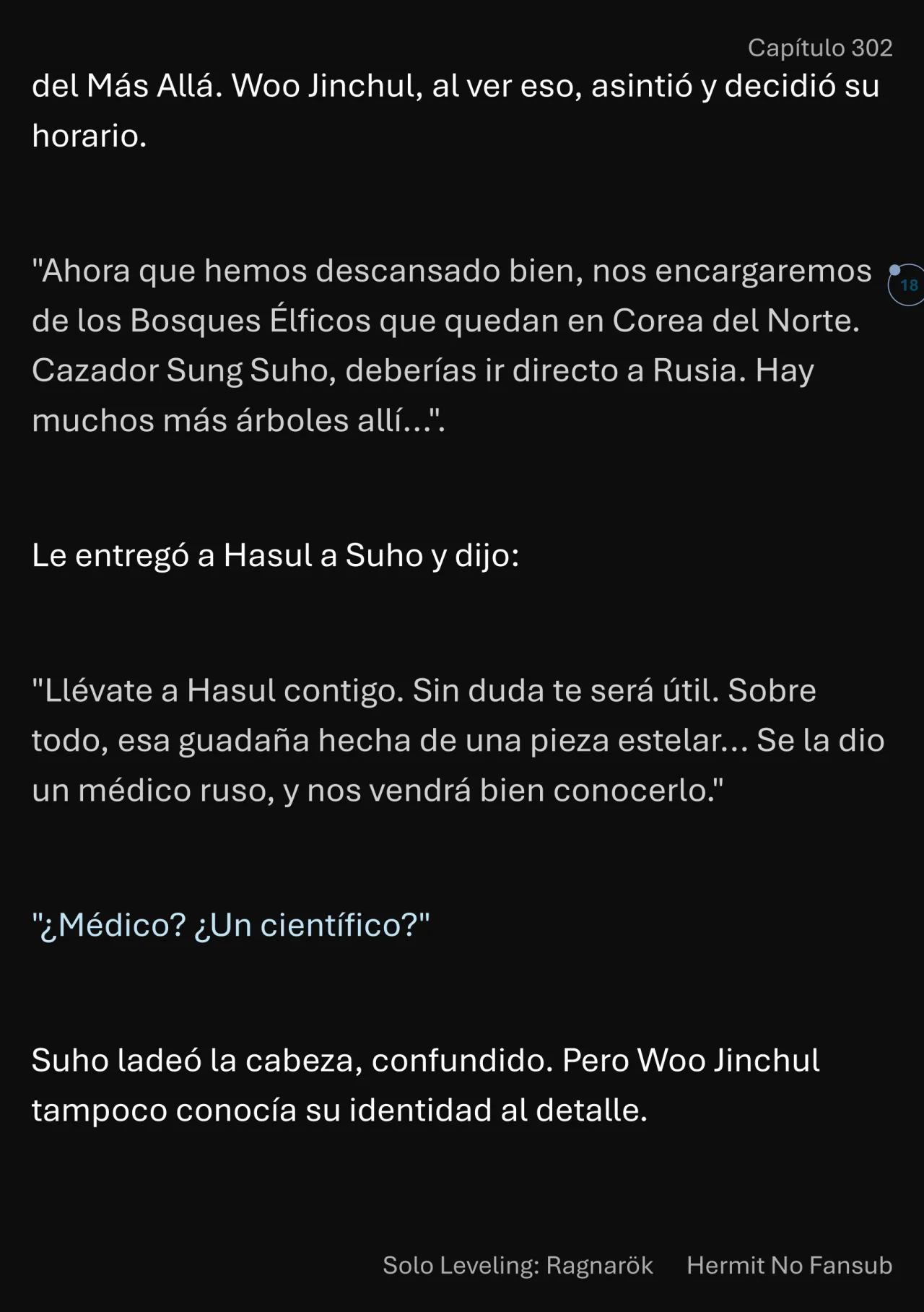 Página 19 del Manga