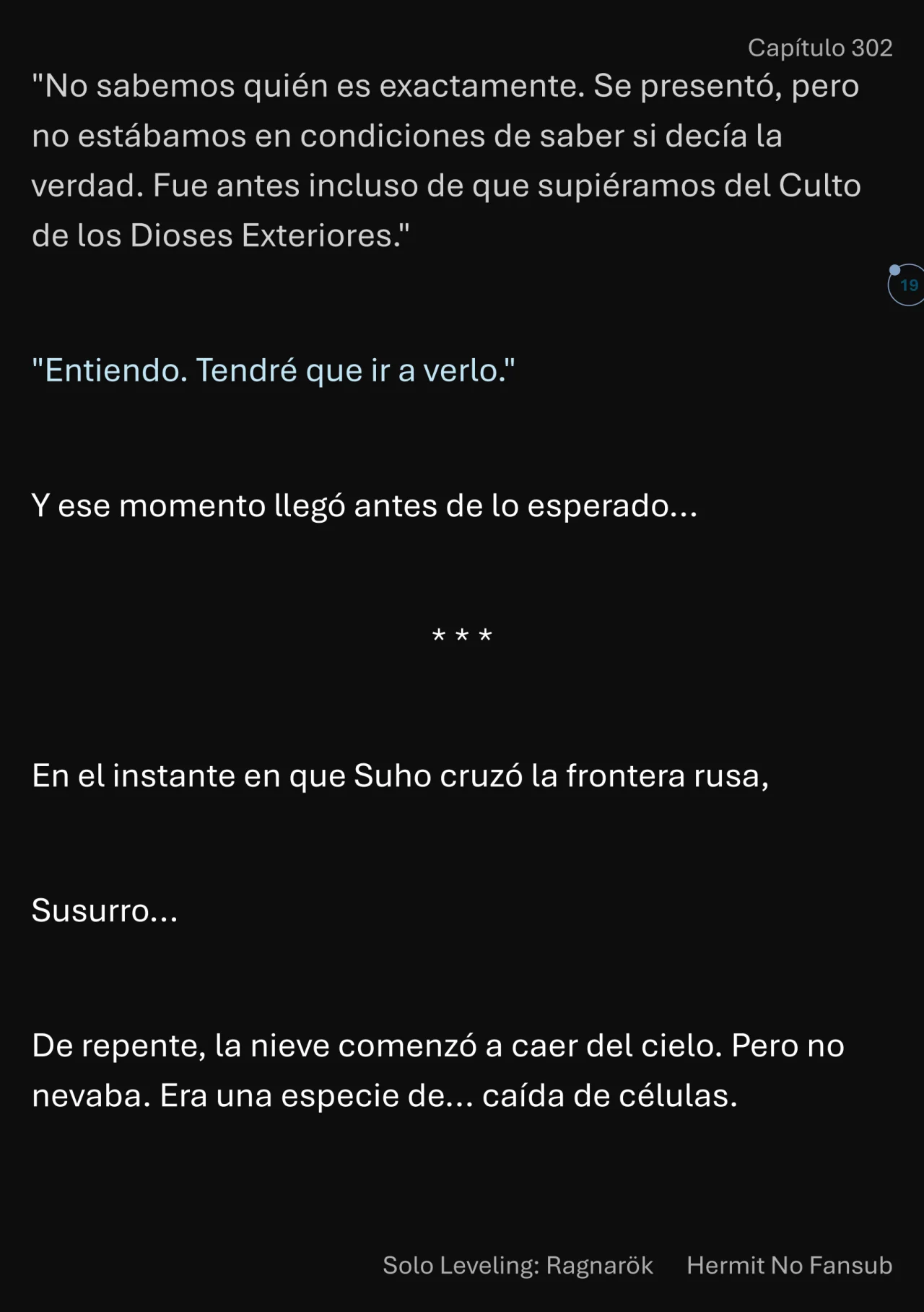 Página 20 del Manga