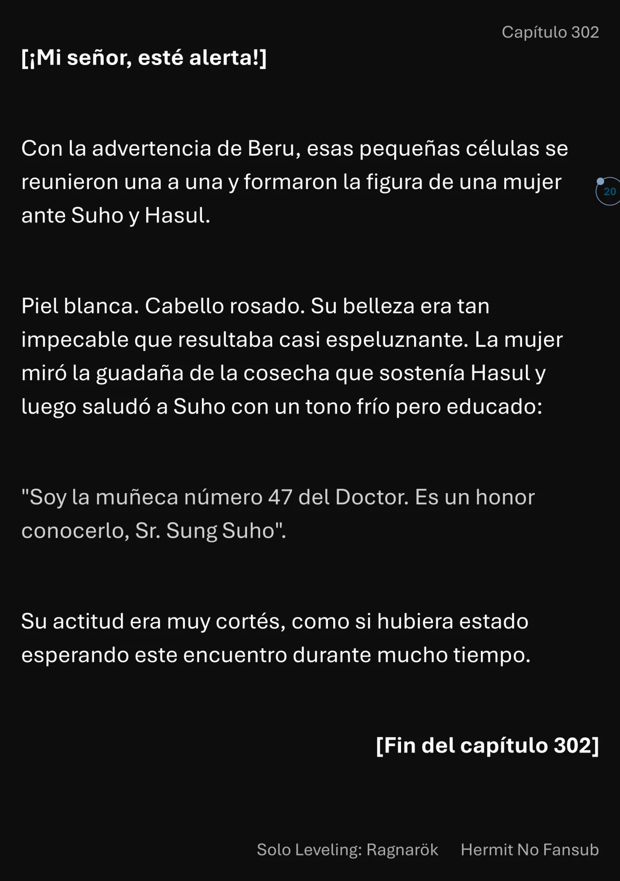 Página 21 del Manga