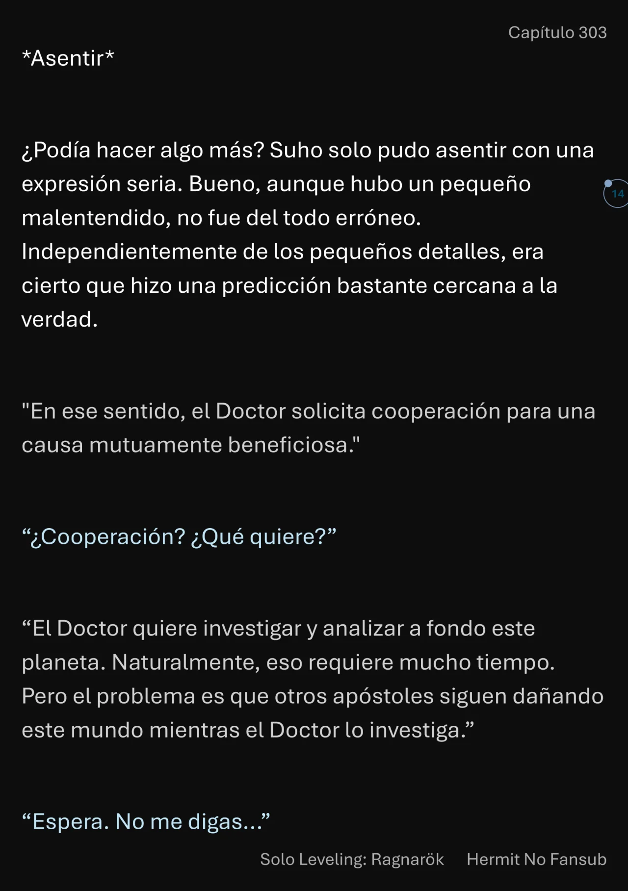 Página 15 del Manga