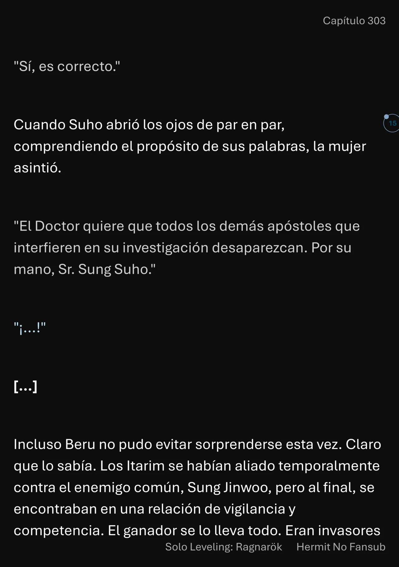 Página 16 del Manga