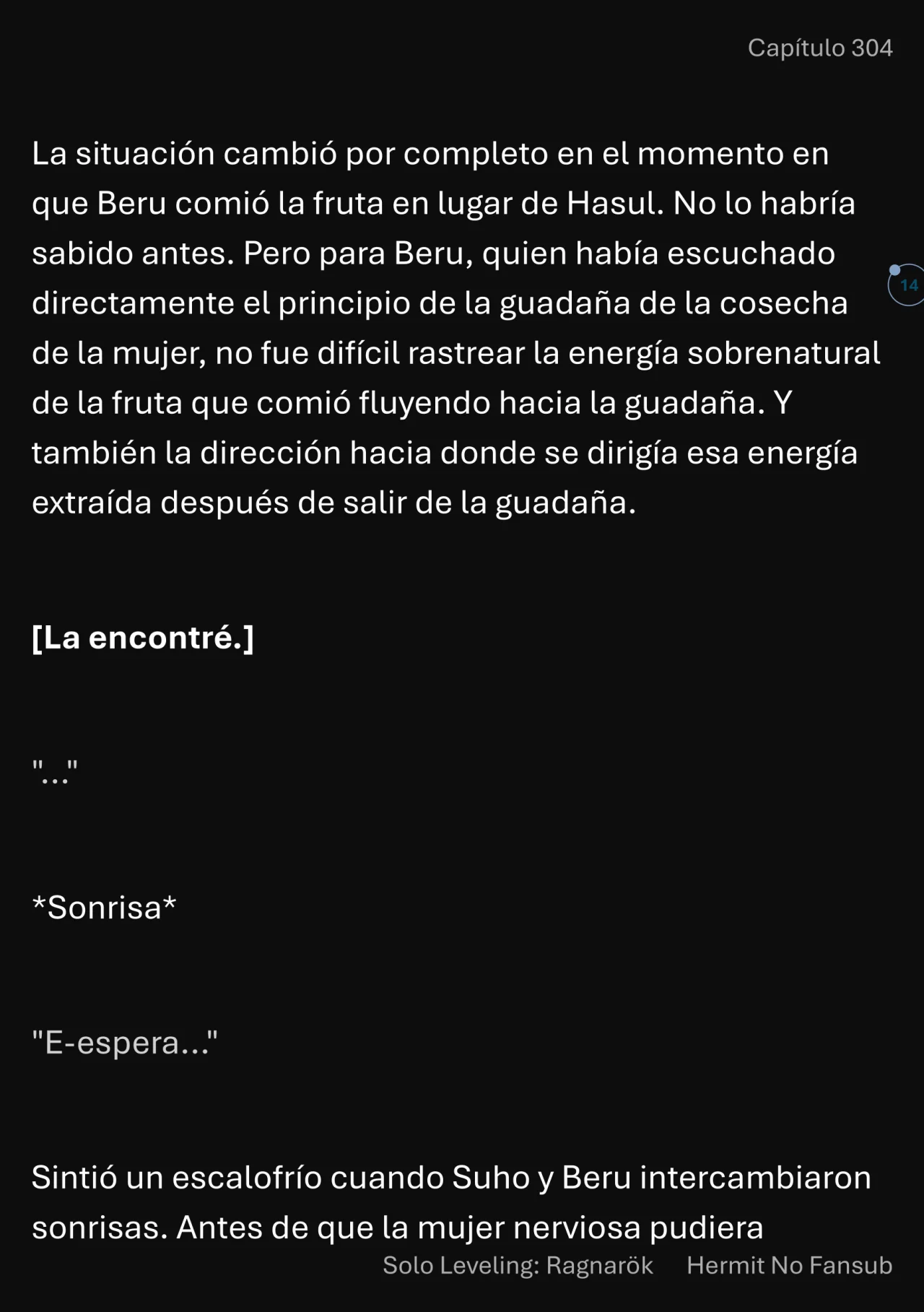 Página 15 del Manga