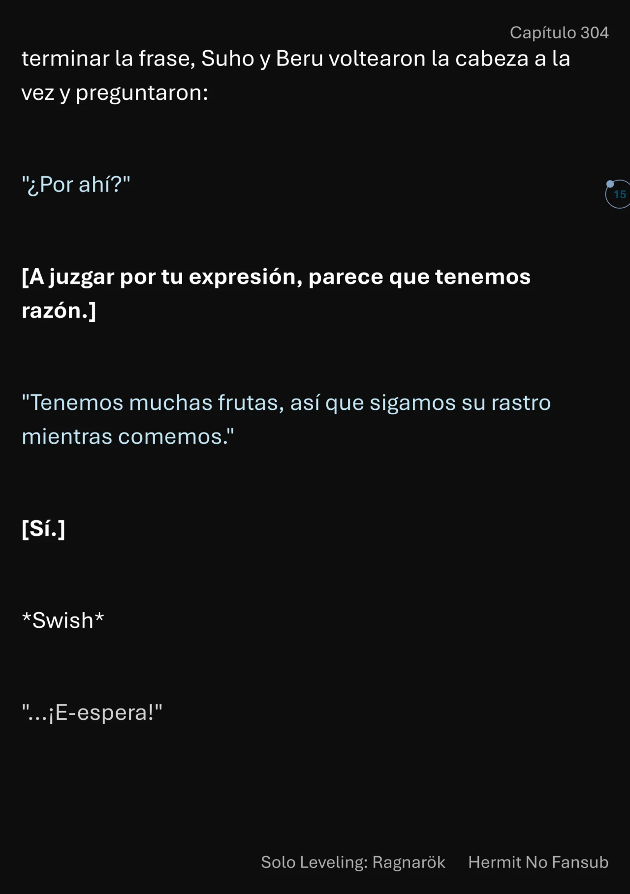 Página 16 del Manga