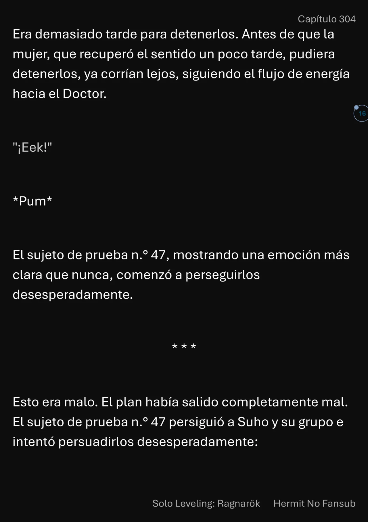 Página 17 del Manga