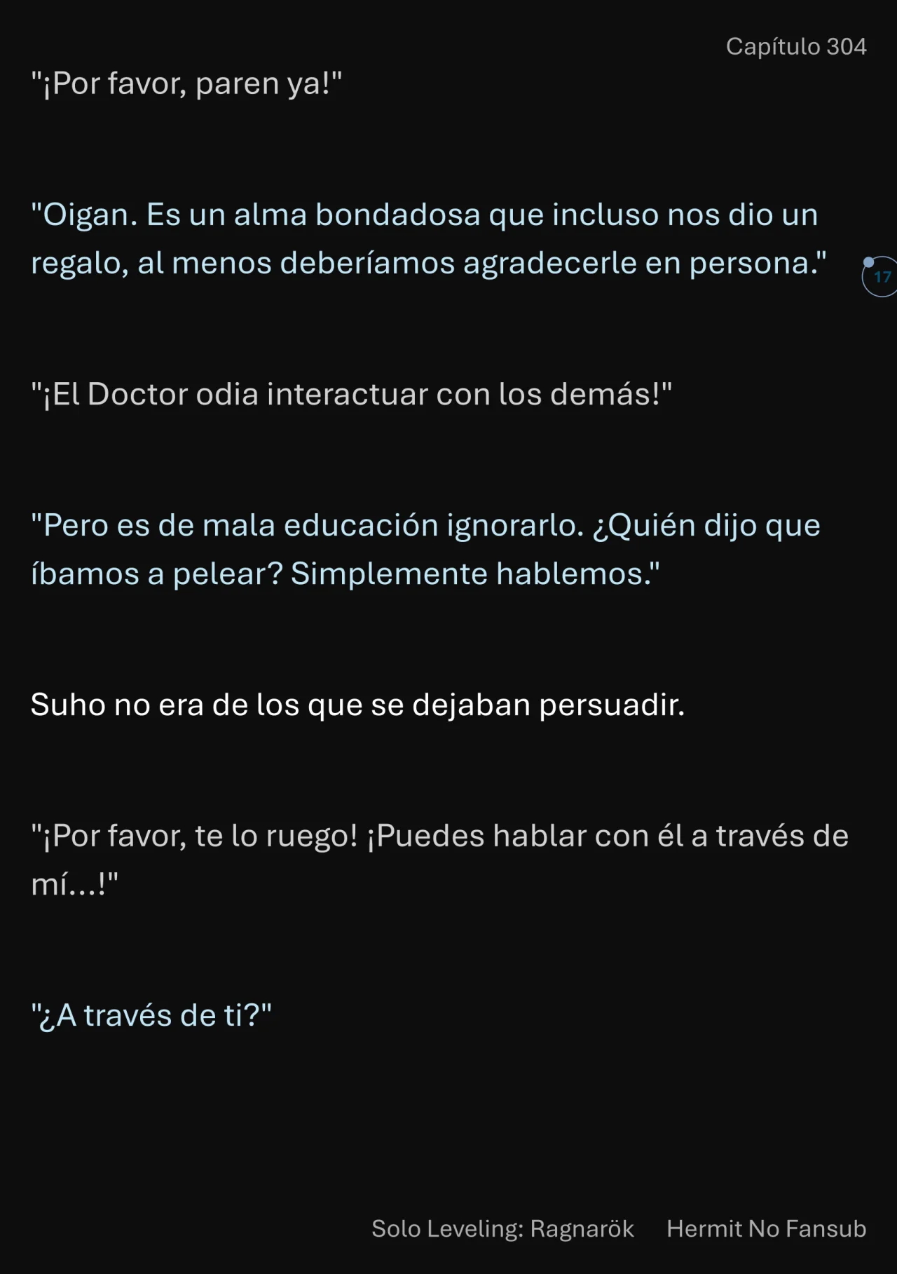 Página 18 del Manga