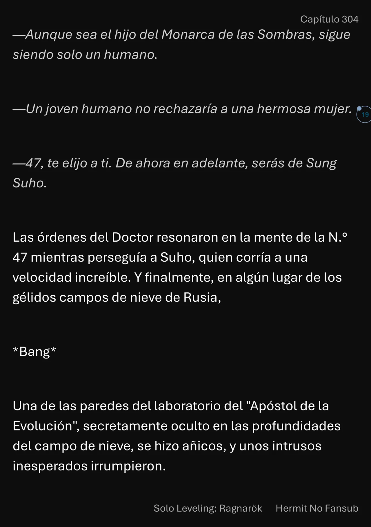 Página 20 del Manga