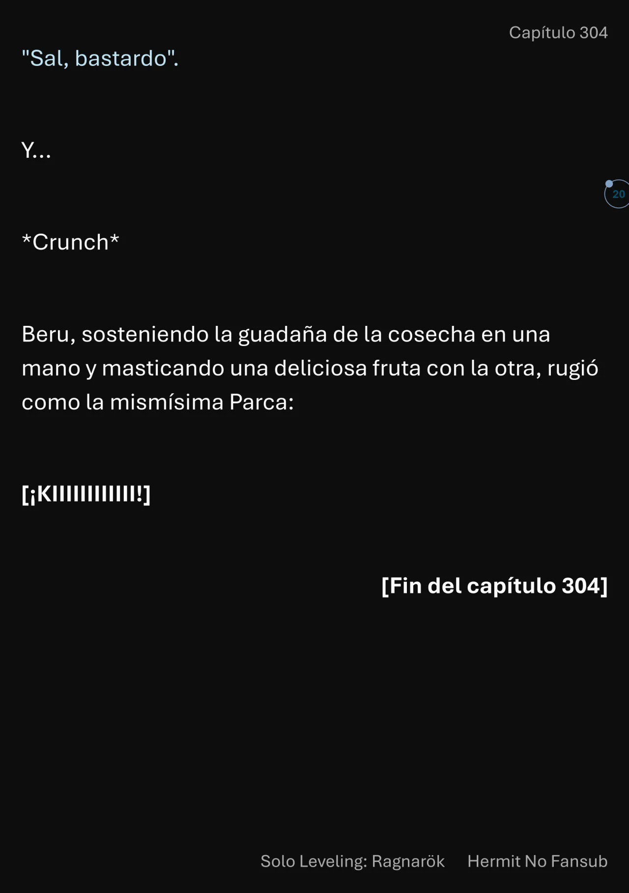 Página 21 del Manga