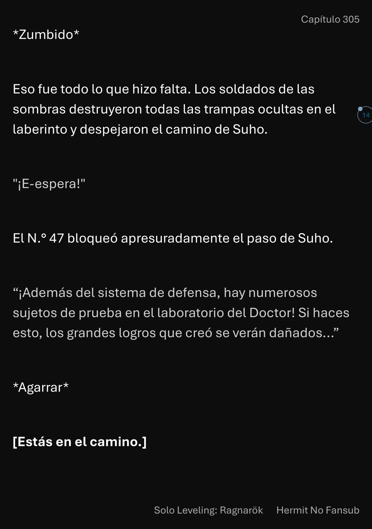 Página 15 del Manga