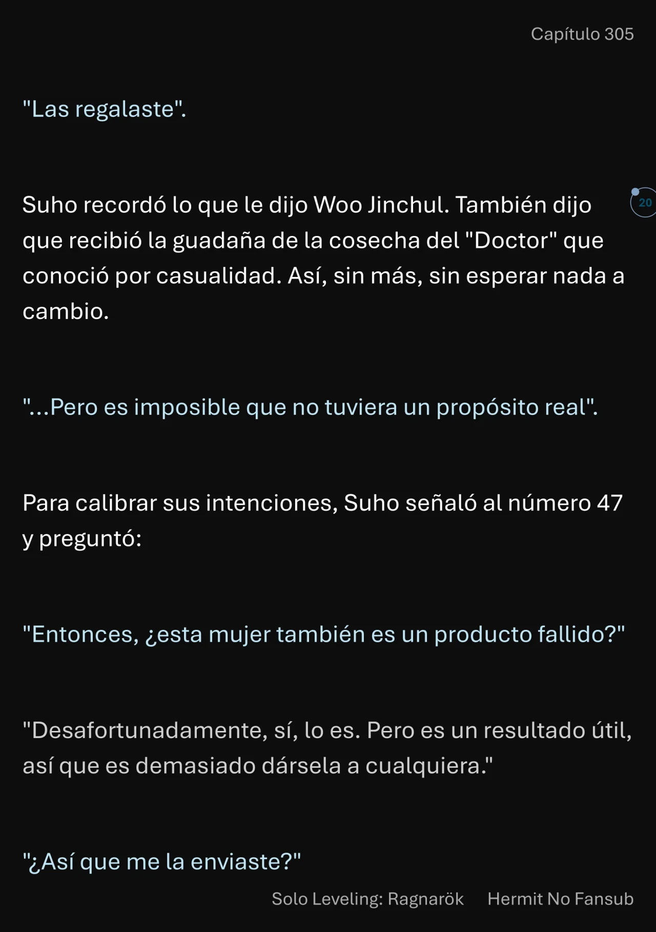 Página 21 del Manga