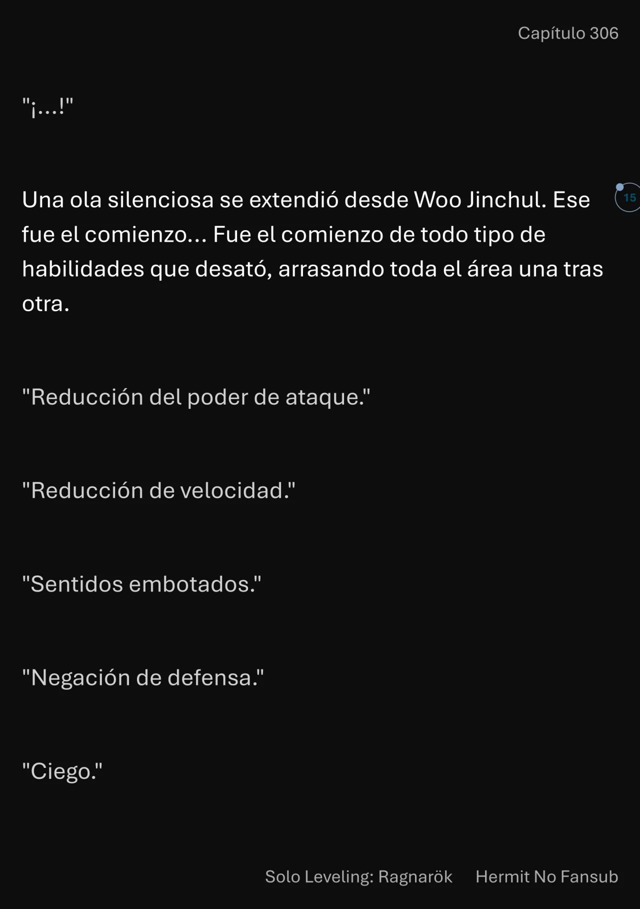 Página 16 del Manga