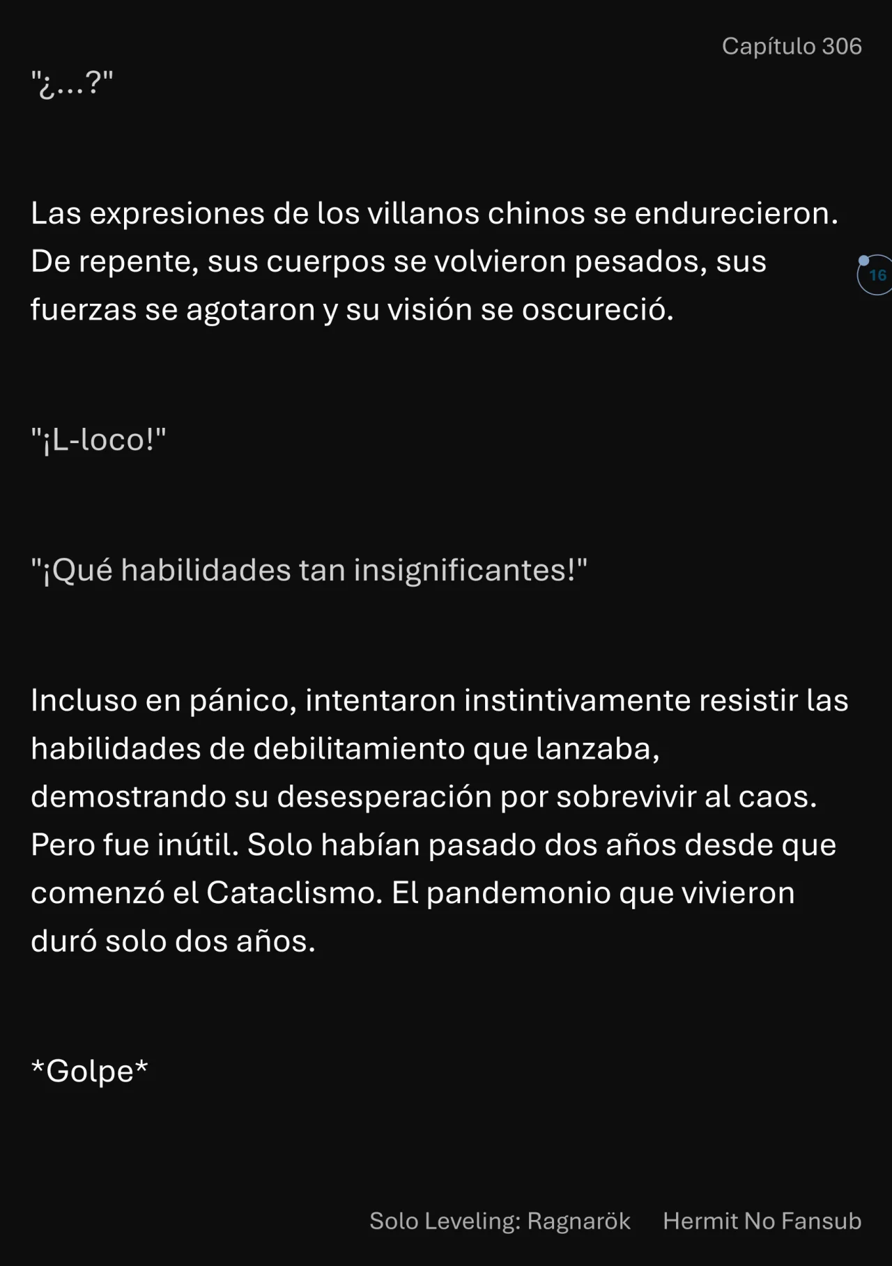 Página 17 del Manga