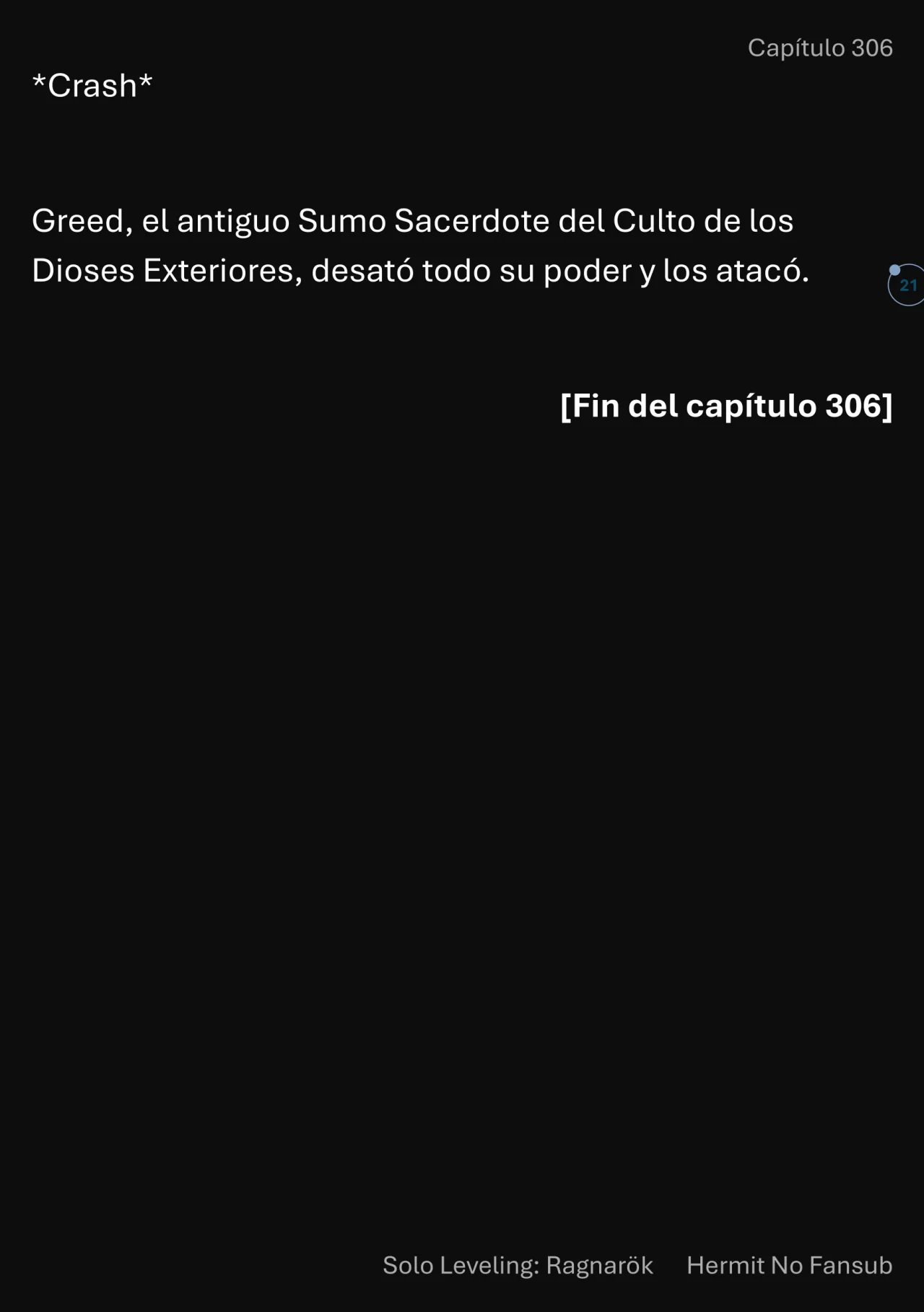 Página 22 del Manga