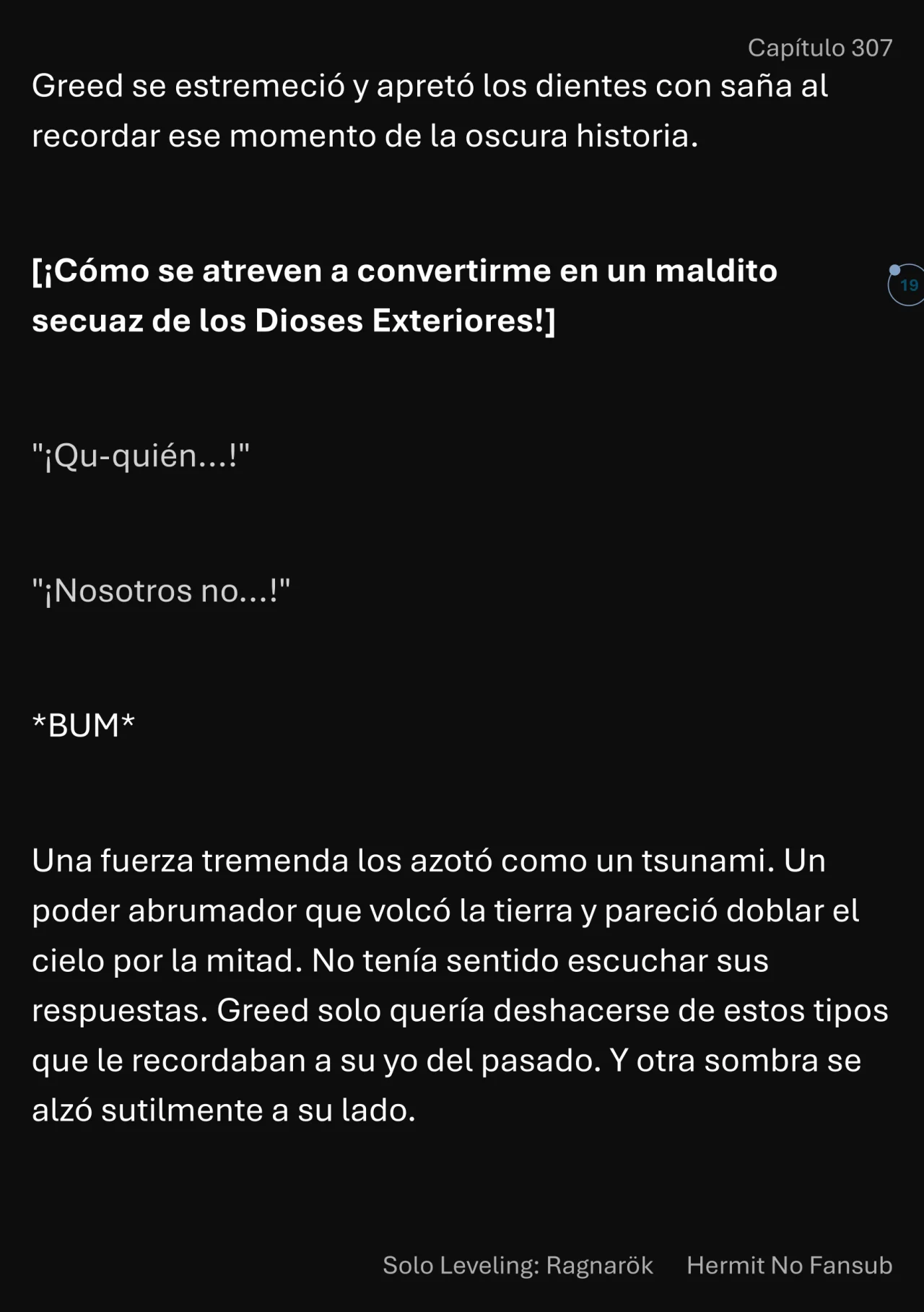 Página 20 del Manga