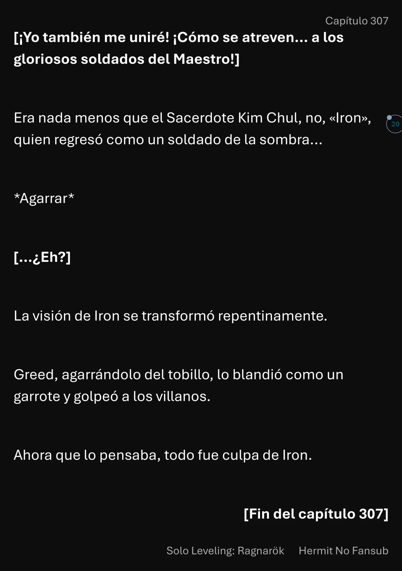 Página 21 del Manga