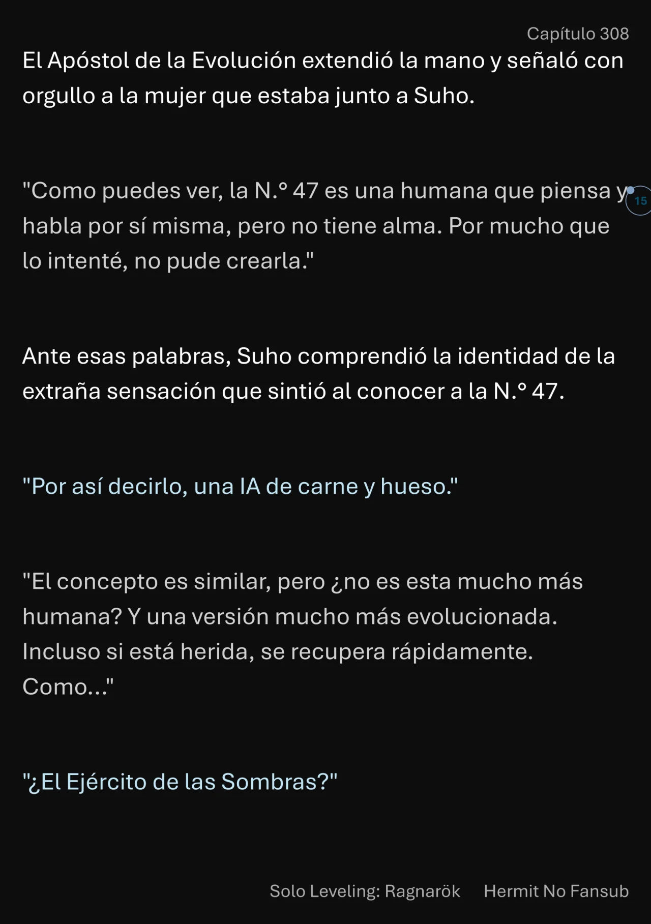 Página 16 del Manga