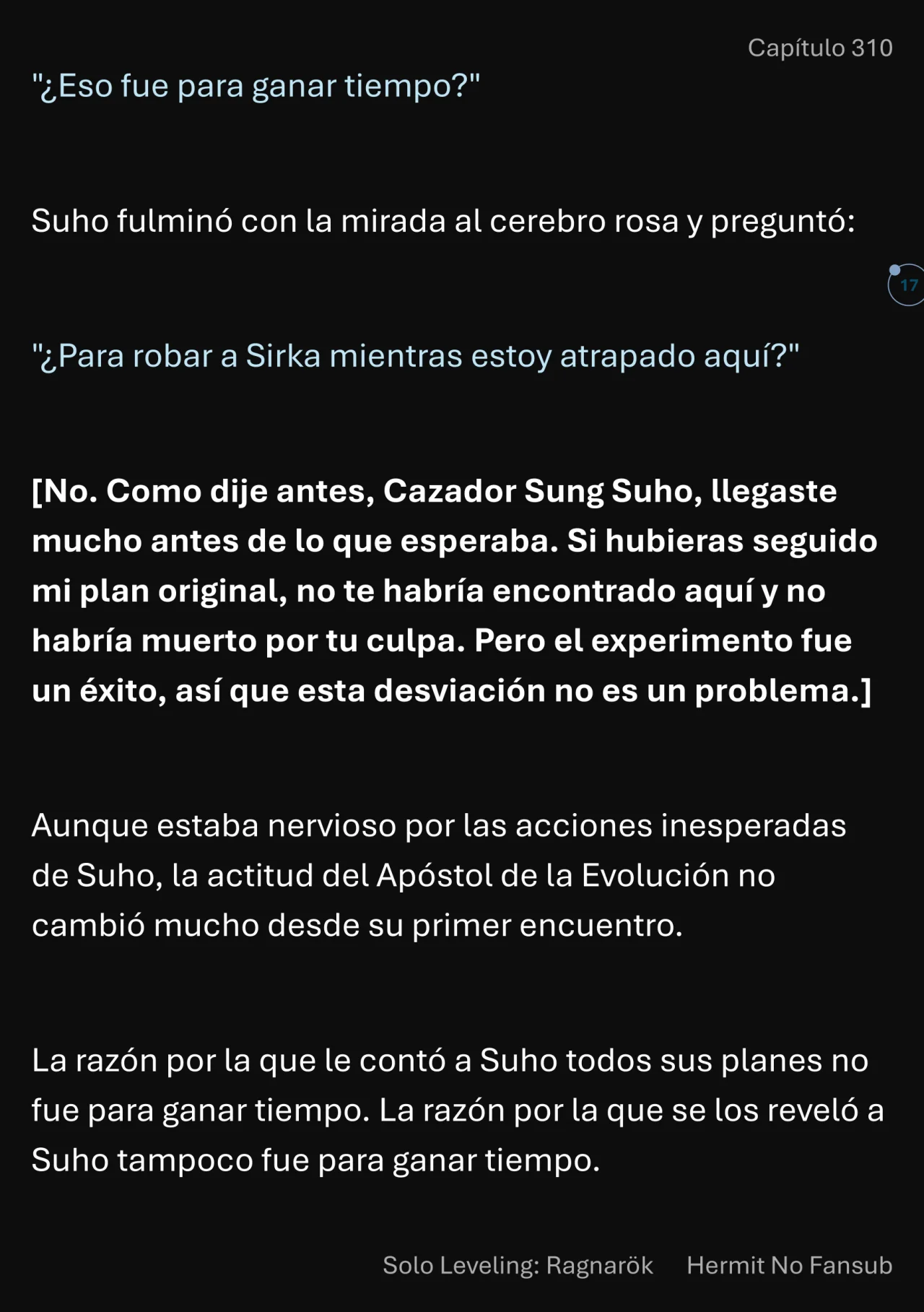 Página 18 del Manga