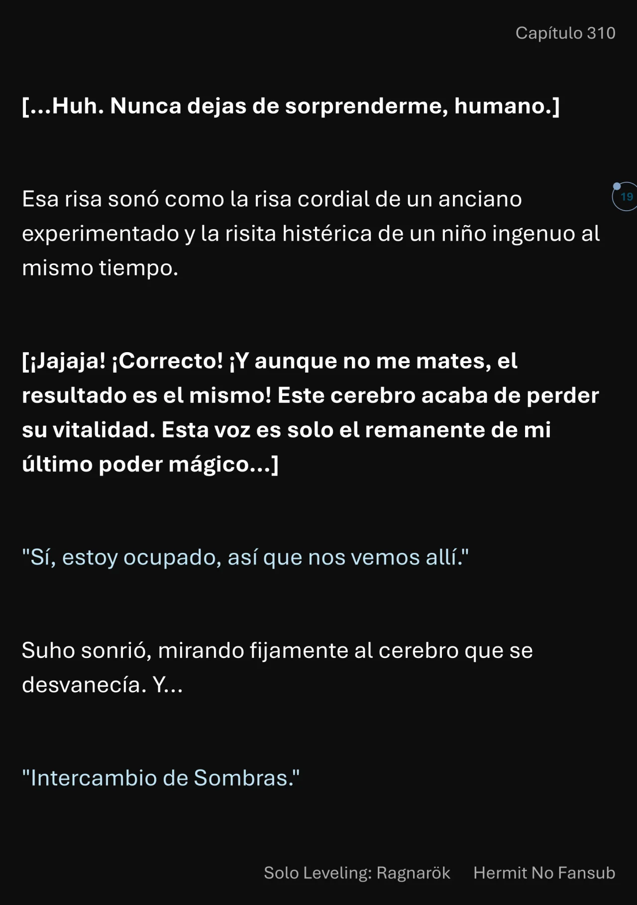 Página 20 del Manga