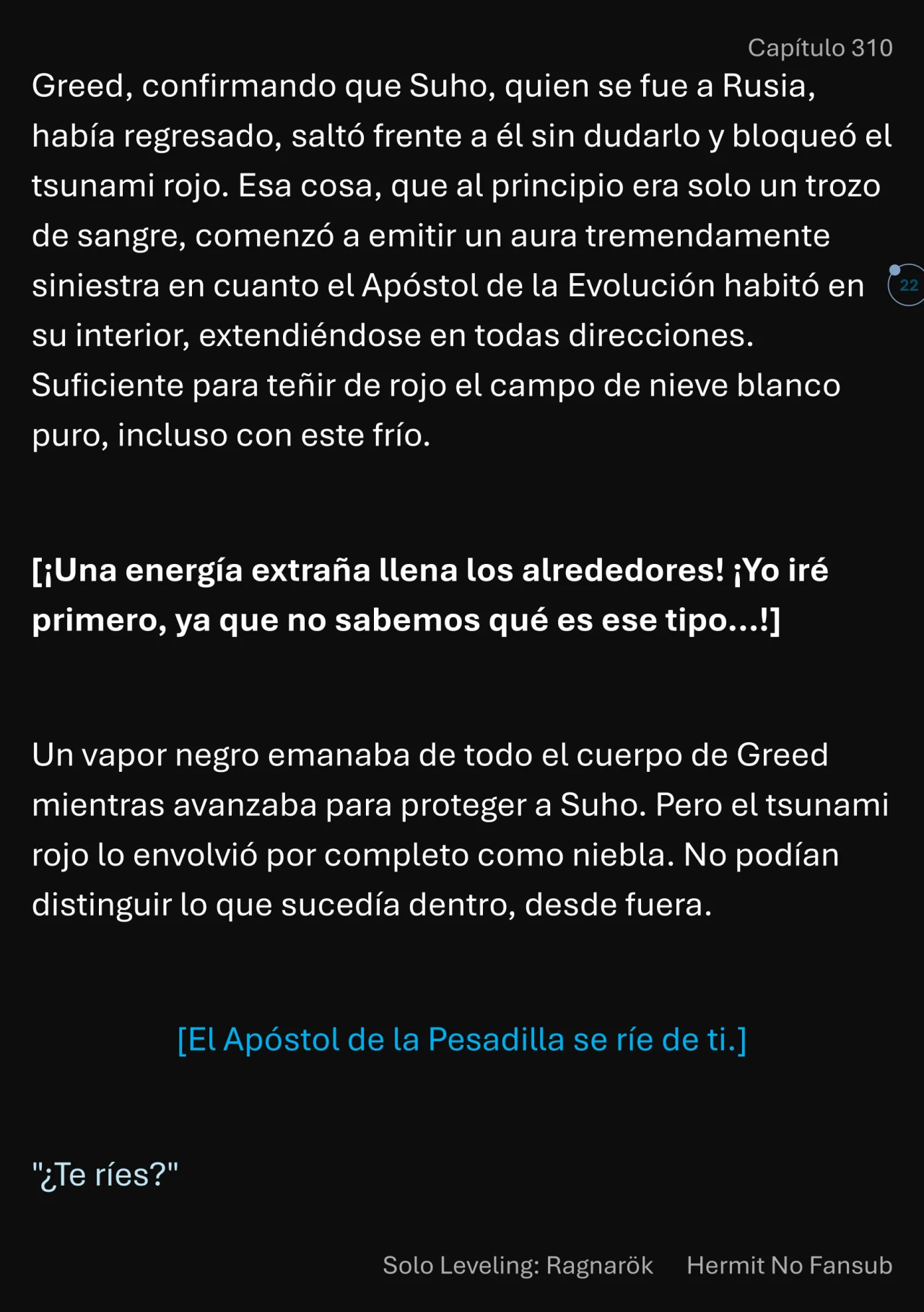 Página 23 del Manga