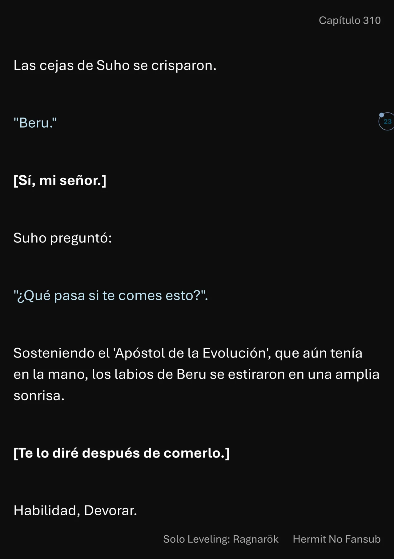 Página 24 del Manga