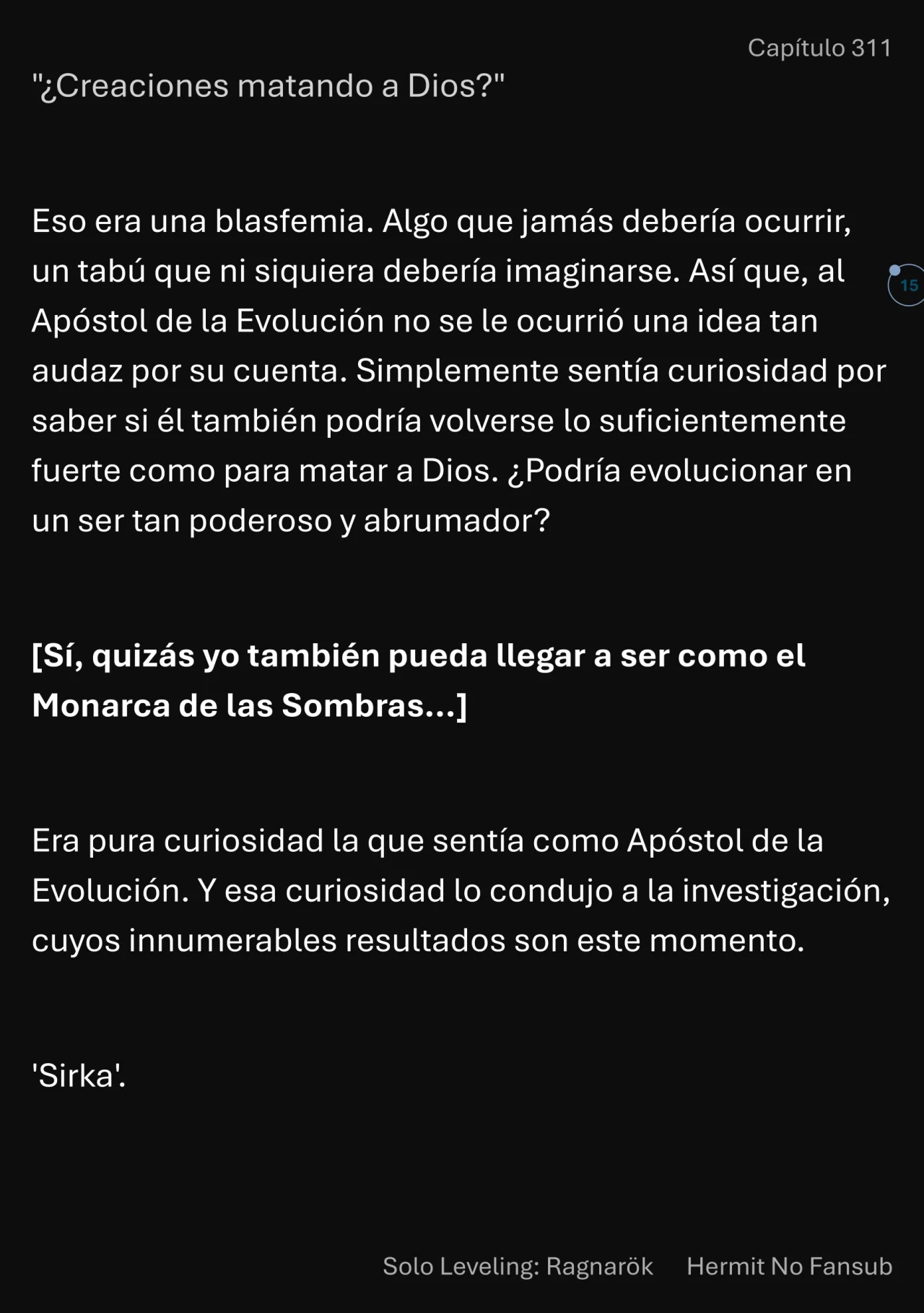 Página 16 del Manga