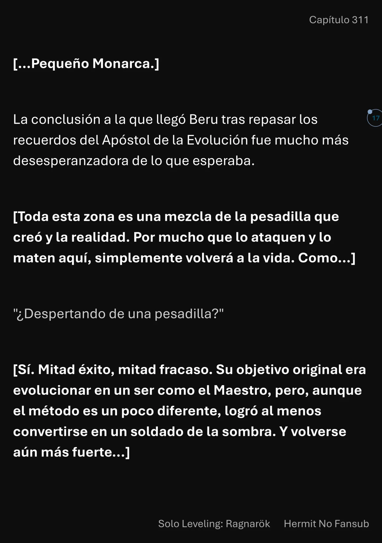 Página 18 del Manga