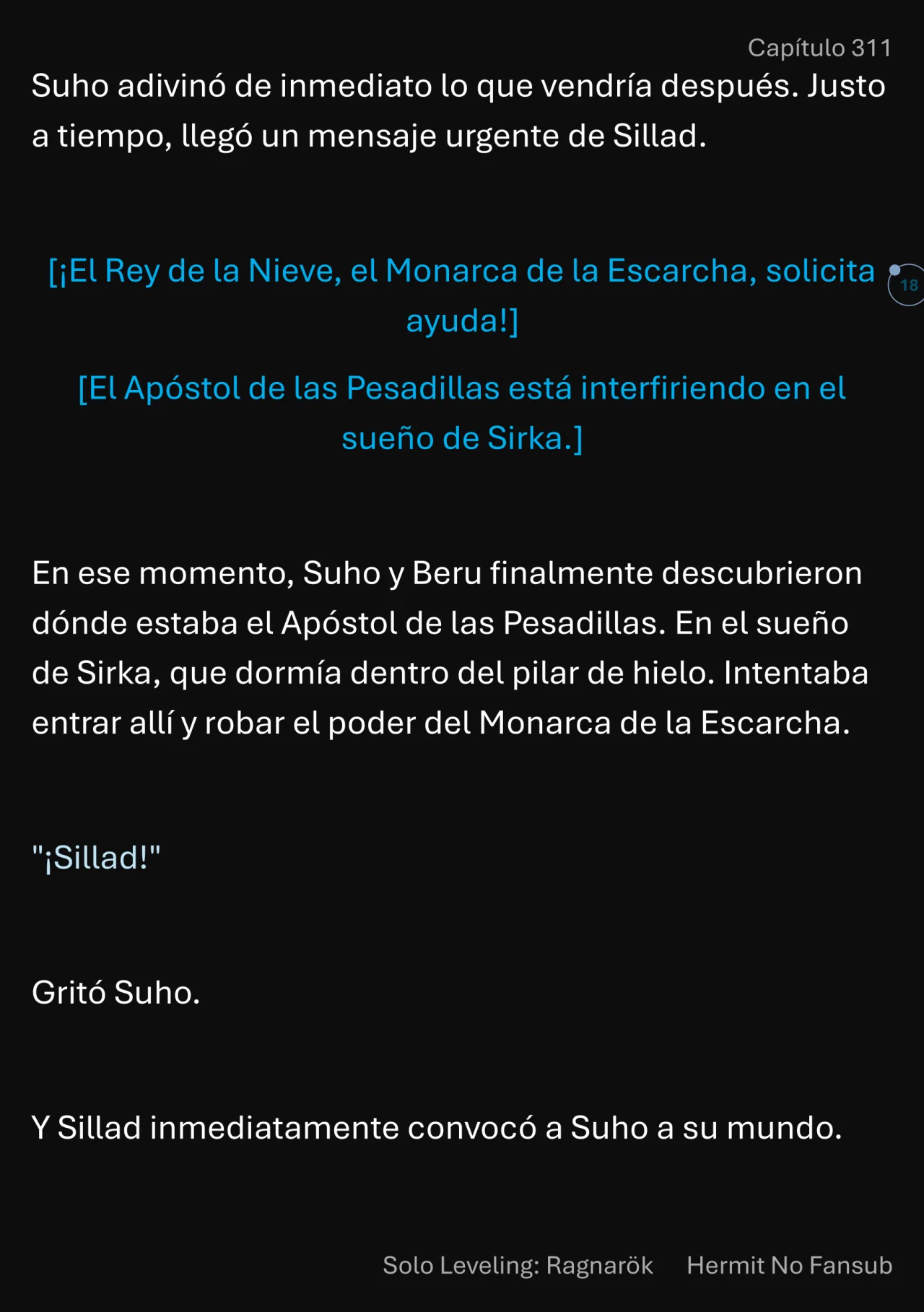 Página 19 del Manga